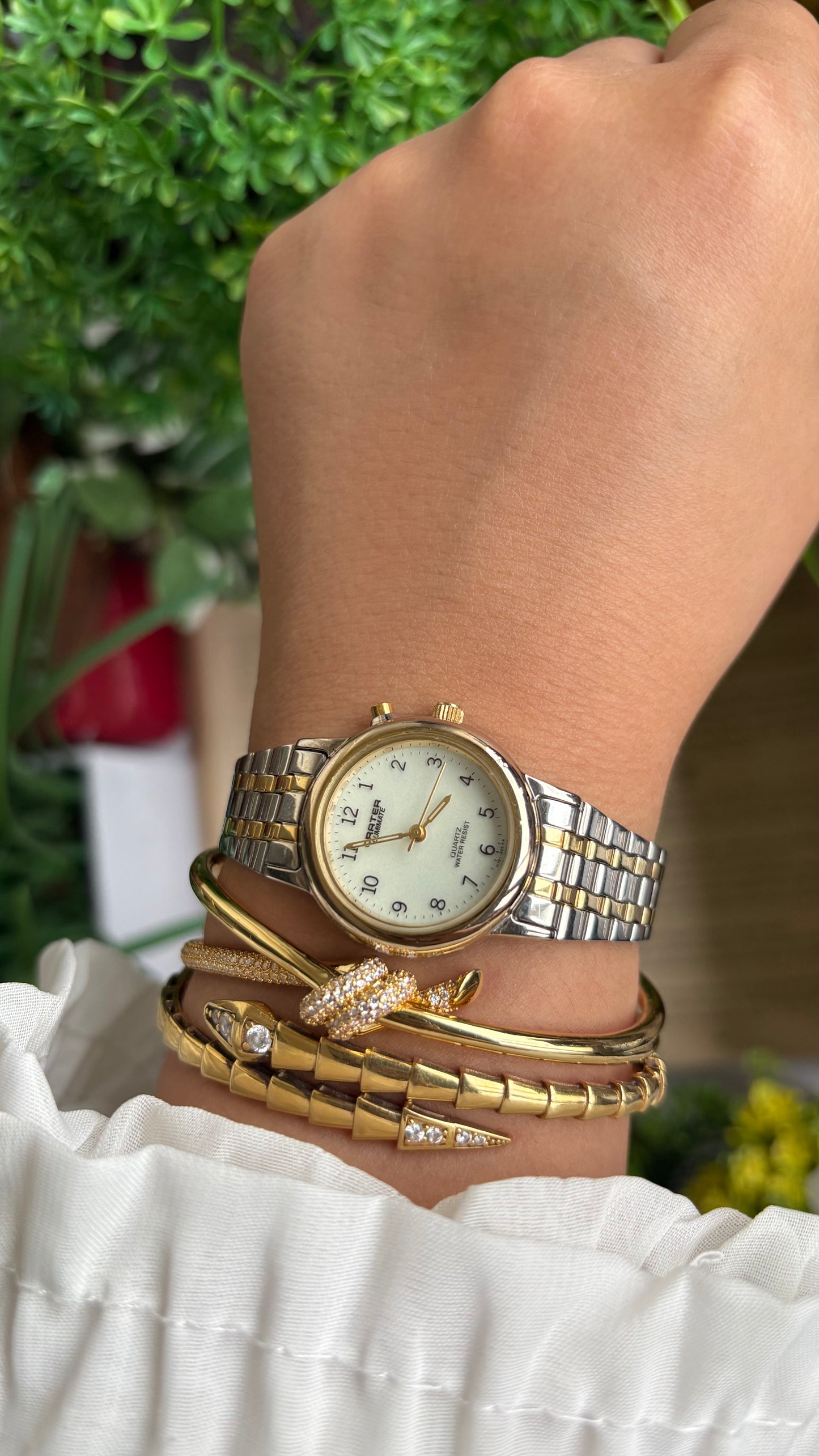 Vintage Carter Lumimate Watch in Two-Tone
