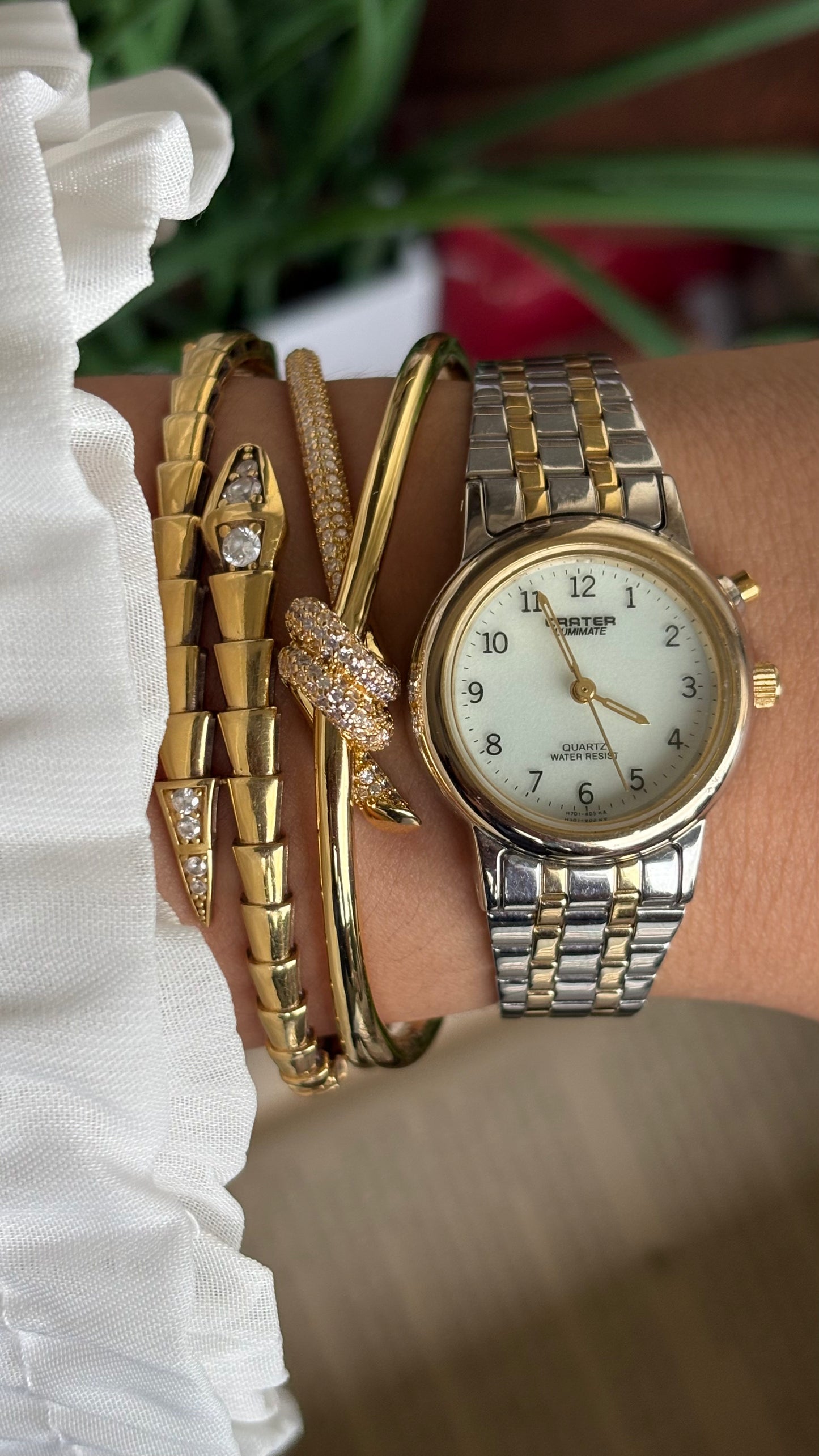 Vintage Carter Lumimate Watch in Two-Tone