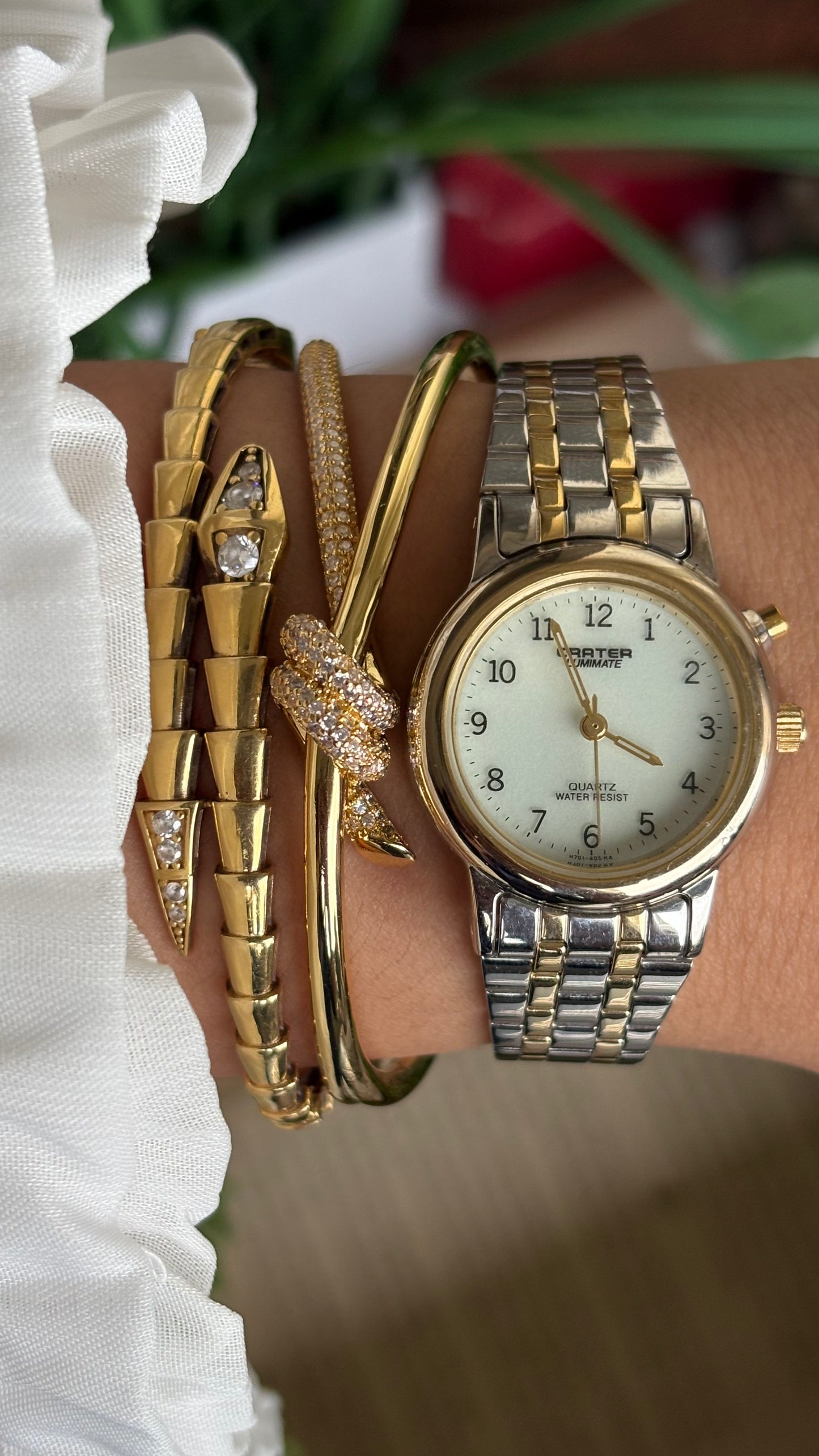 Vintage Carter Lumimate Watch in Two-Tone