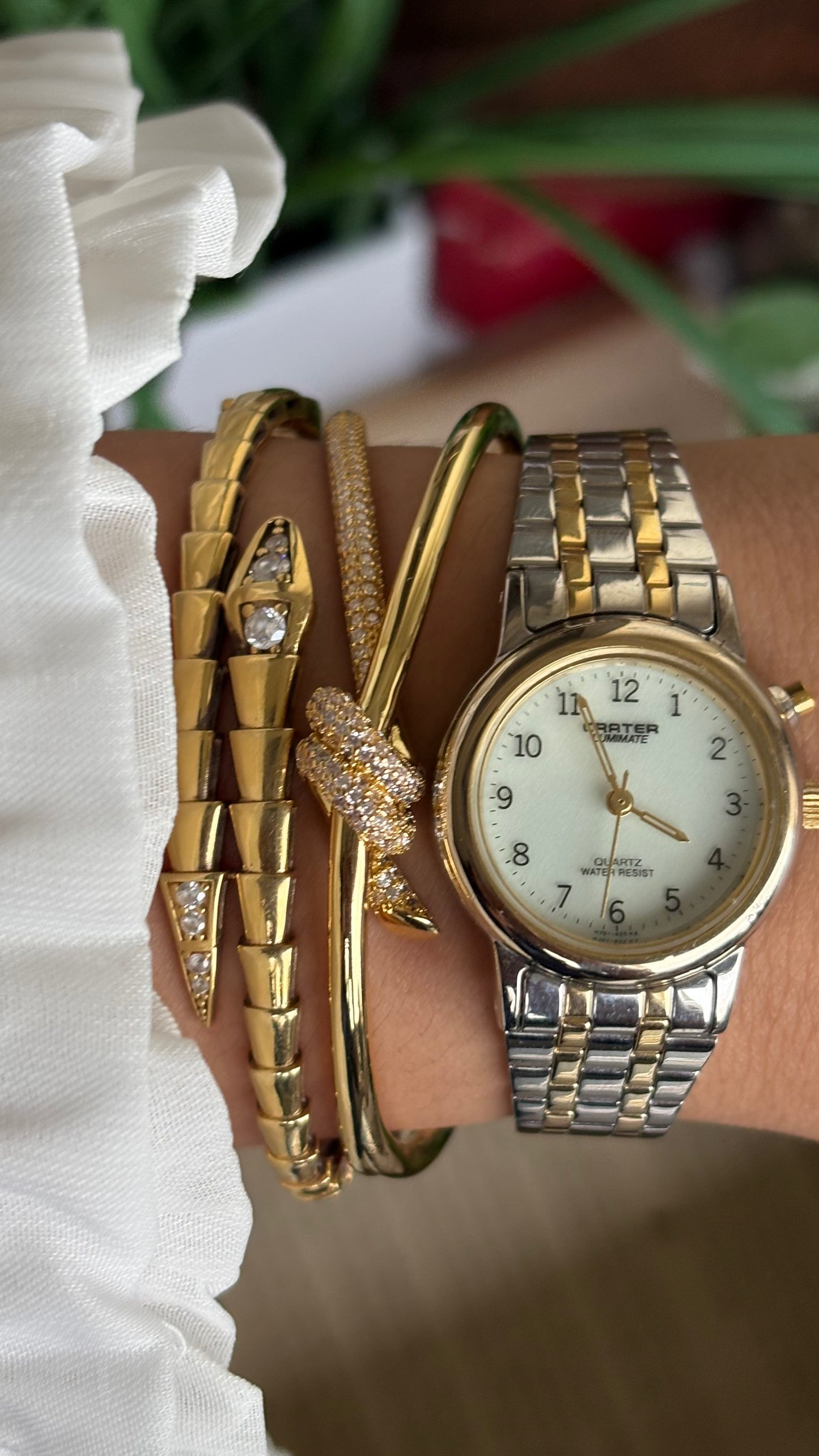 Vintage Carter Lumimate Watch in Two-Tone