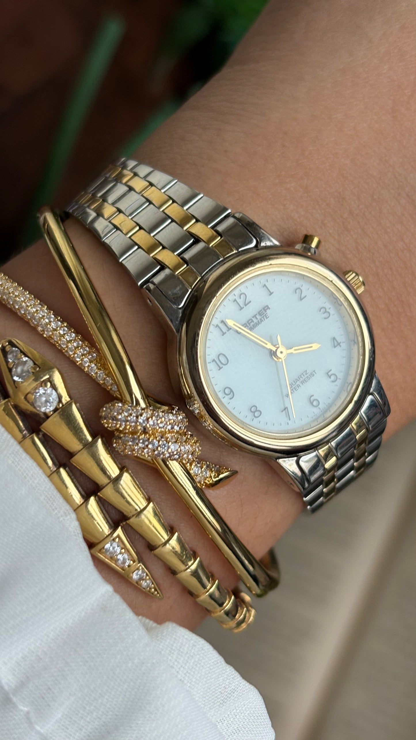 Vintage Carter Lumimate Watch in Two-Tone