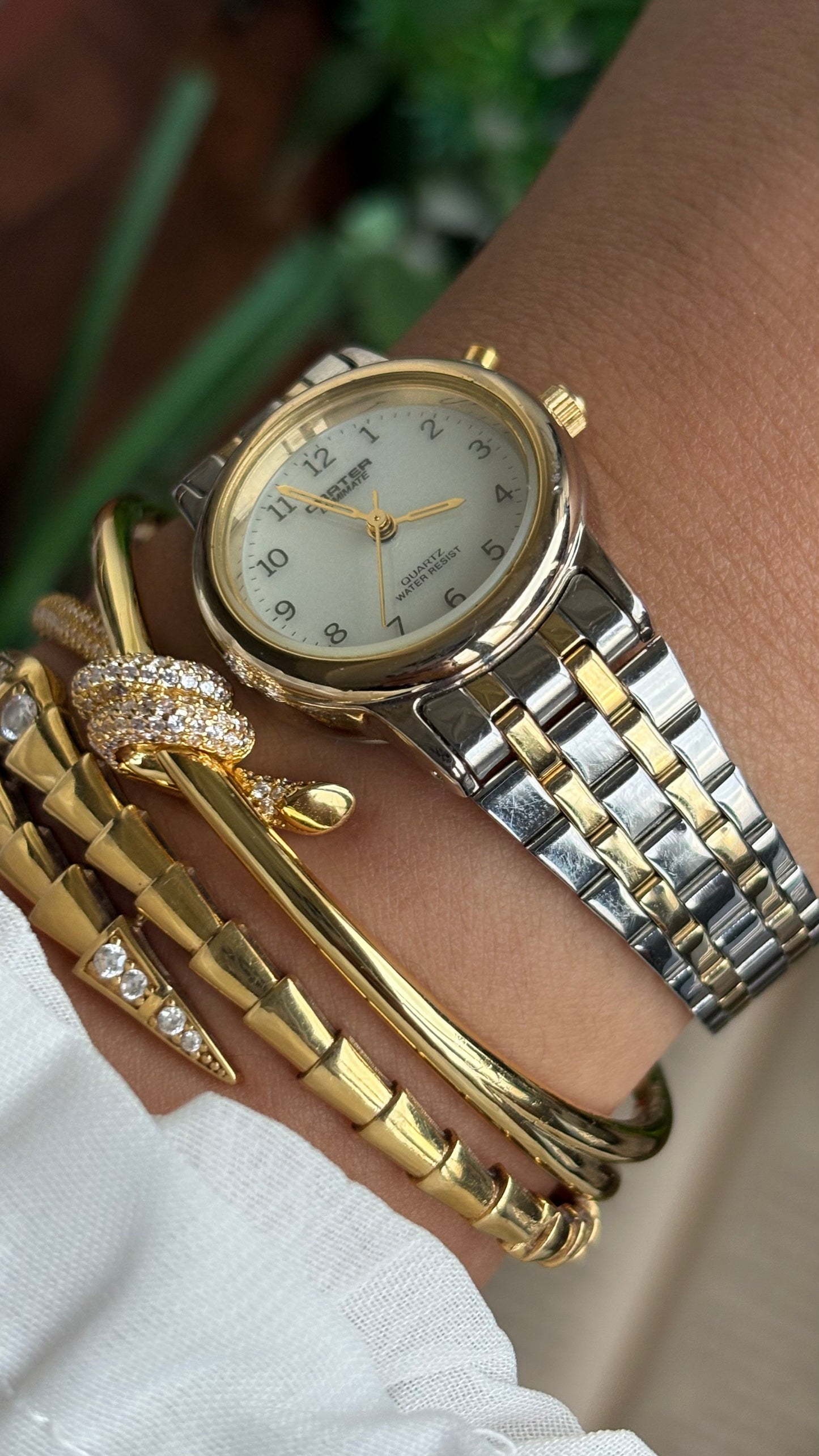 Vintage Carter Lumimate Watch in Two-Tone