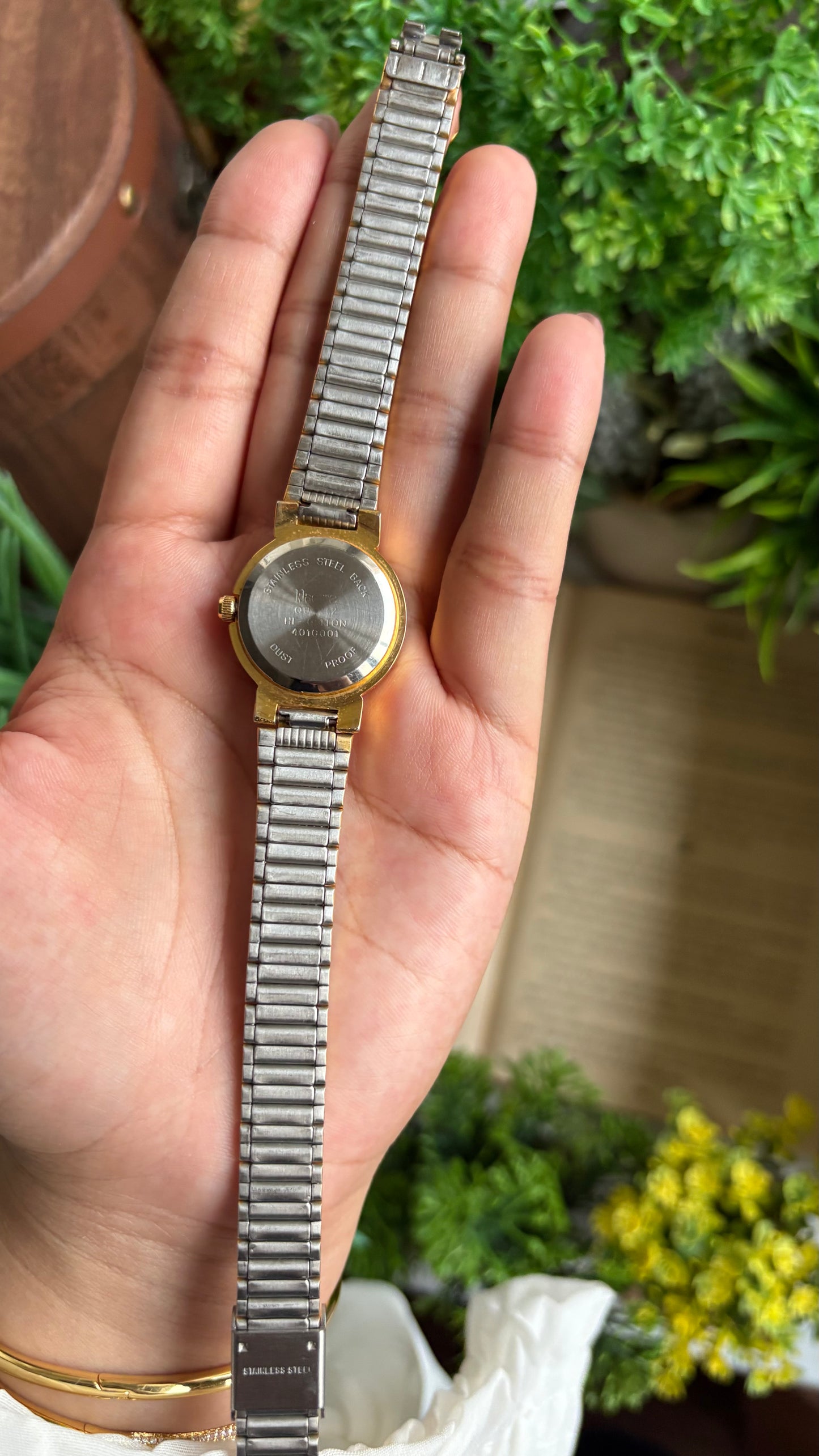 Vintage Klaeuse Watch in Two-Tone Monogram Dial