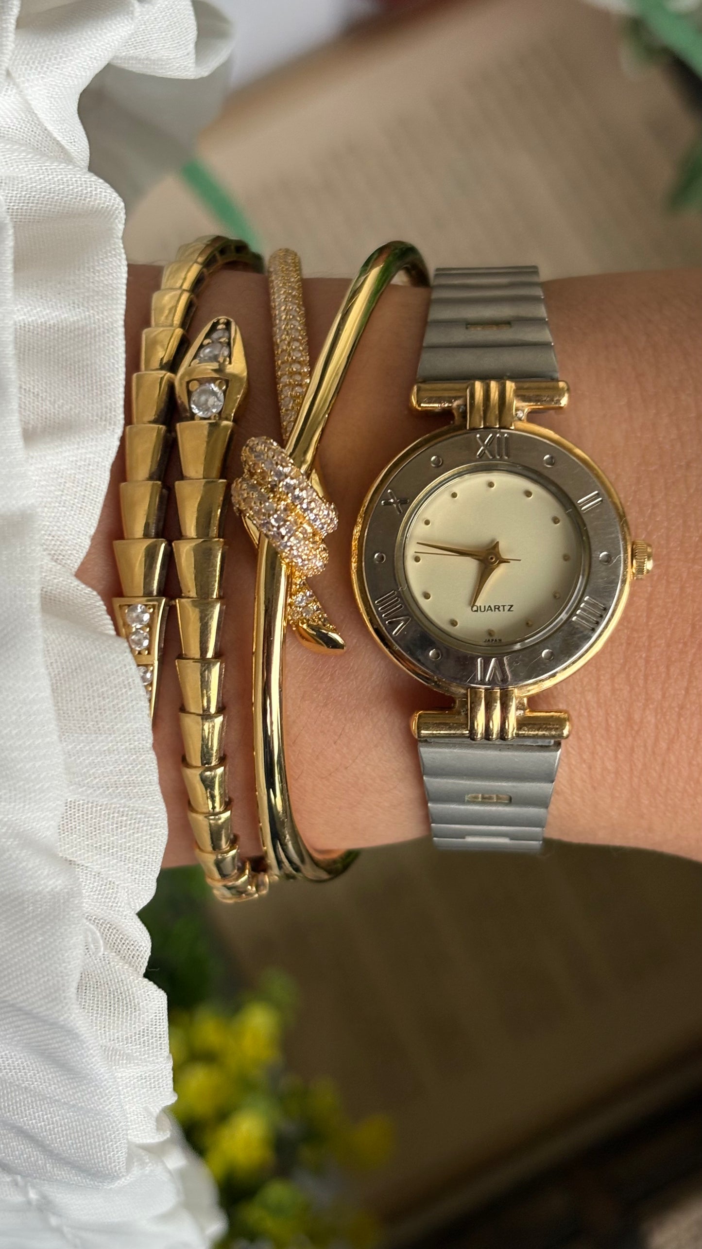 Vintage Noevir by Citizen Watch in Two-Tone