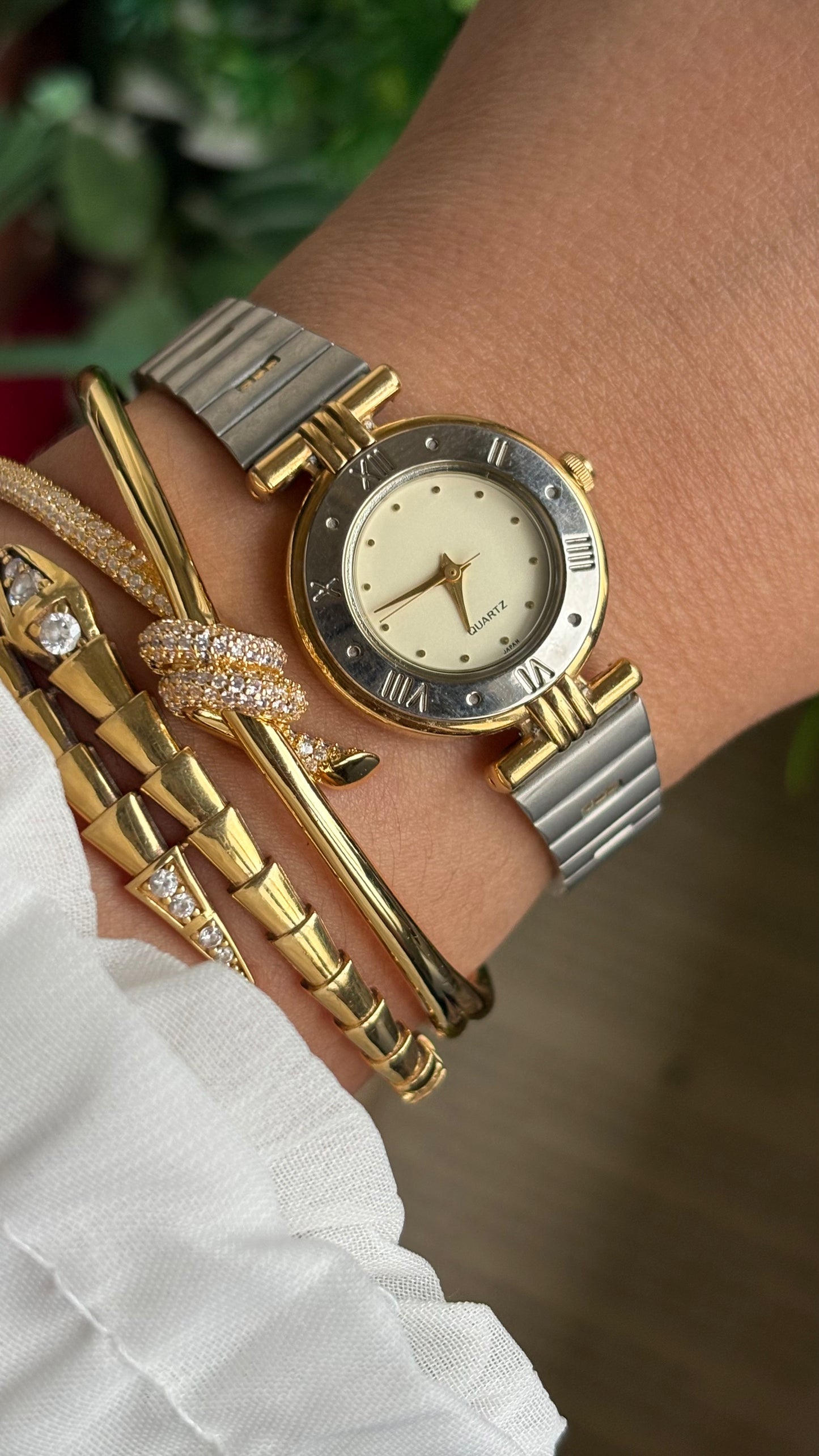 Vintage Noevir by Citizen Watch in Two-Tone