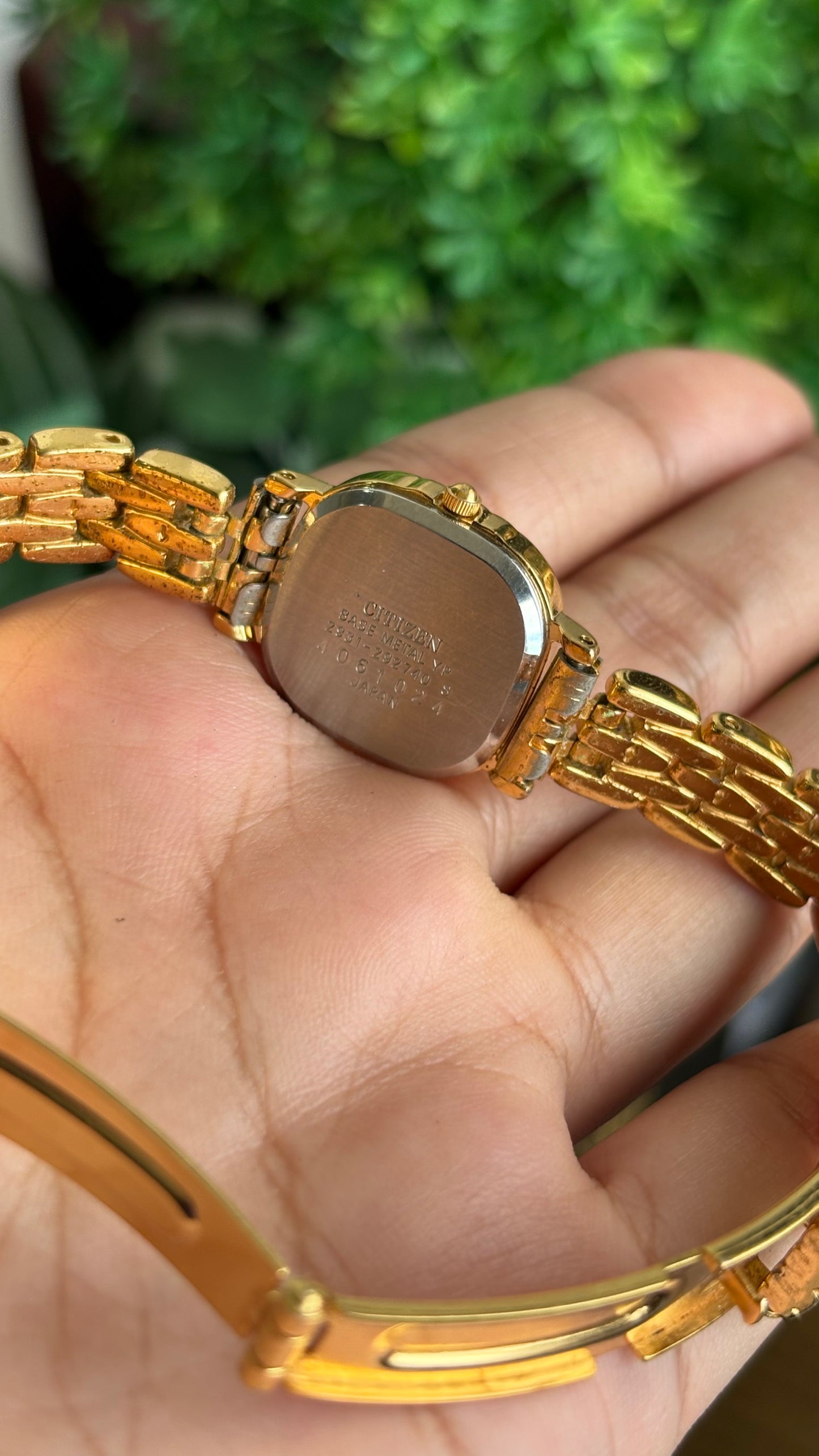 Extremely Rare Vintage Citizen Watch in Gold Tone