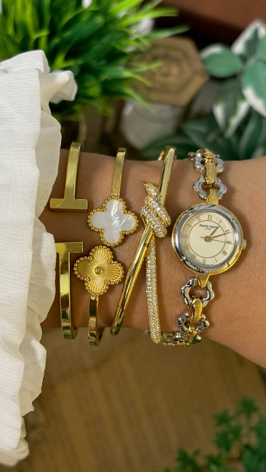 Vintage Marie Claire Watch in Two-Tone Quartz