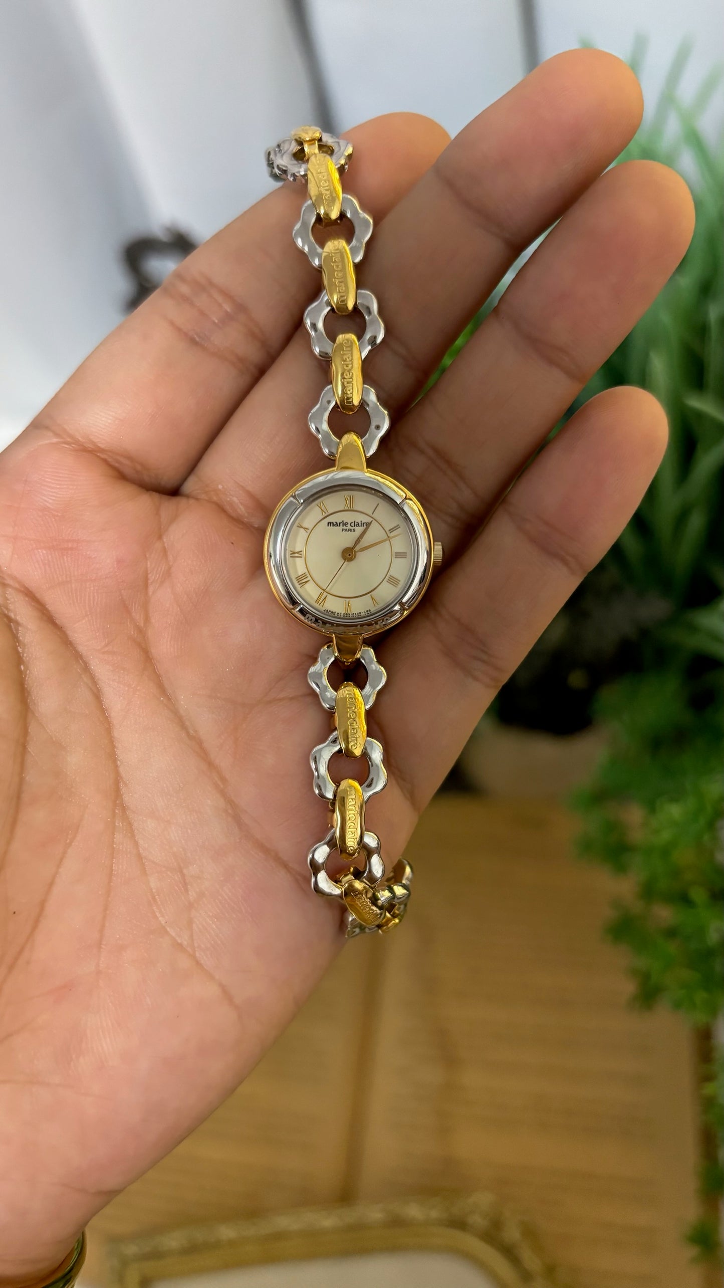 Vintage Marie Claire Watch in Two-Tone Quartz