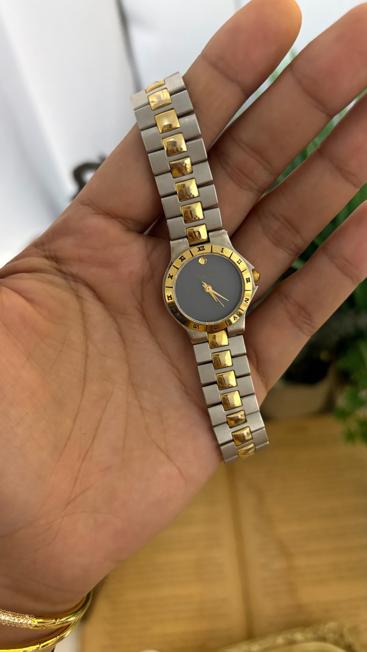 Vintage Pierre Nicol Classic Dress Watch in Two-Tone Quartz