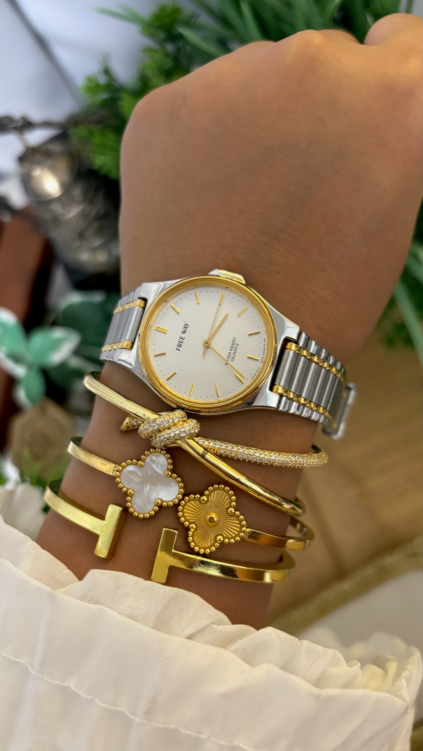 Vintage Freeway Dress Watch in Two-Tone Quartz