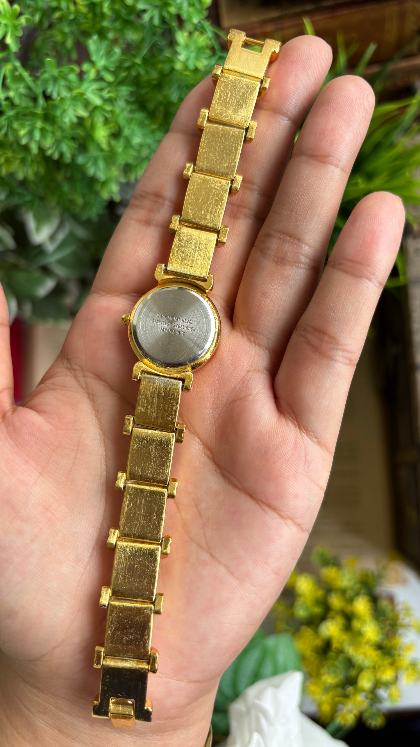 Vintage Neiman Marcus Watch in Gold Tone