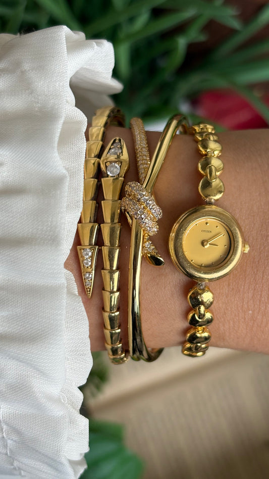 Vintage Citizen Watch in Gold Tone Super Dainty