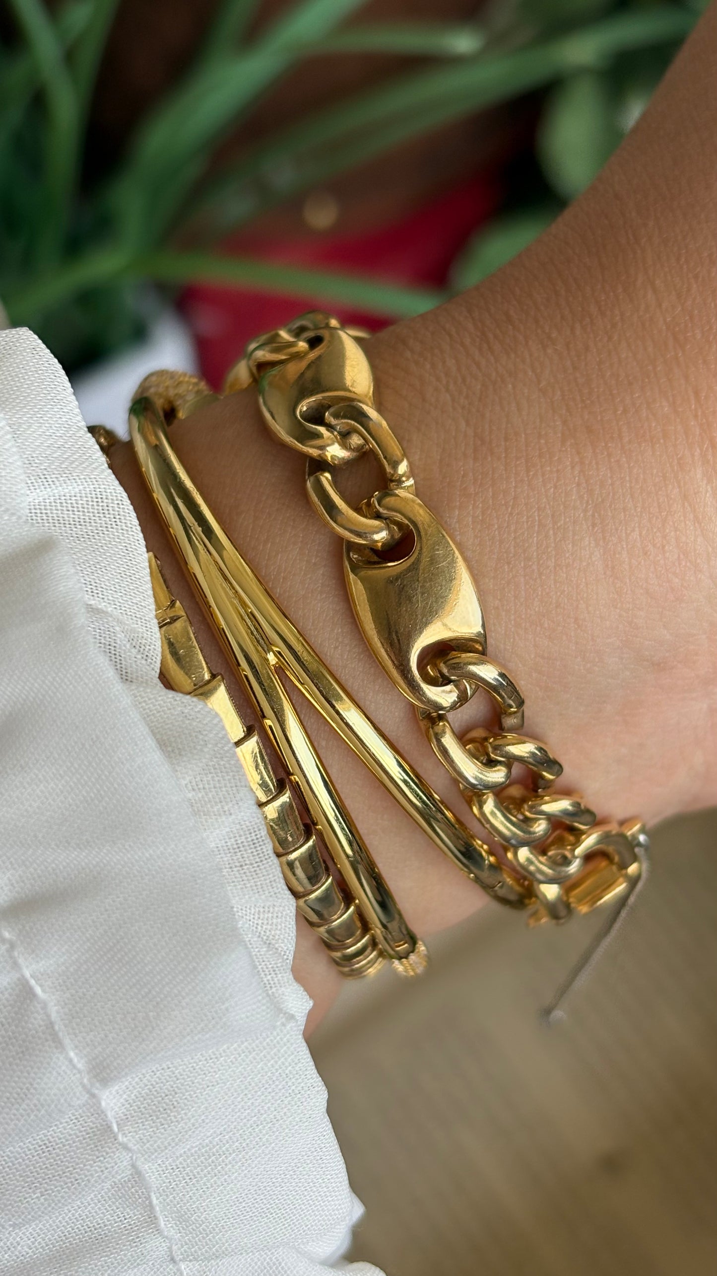 Vintage Marie Claire Paris Watch in Gold Tone Oval Dial