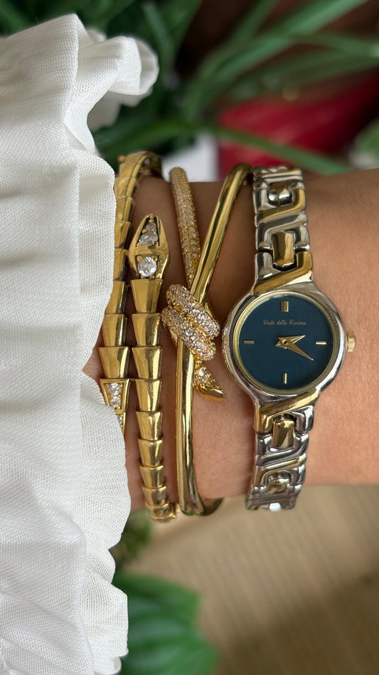 Vintage Vento Della Riviera Watch in Two-Tone