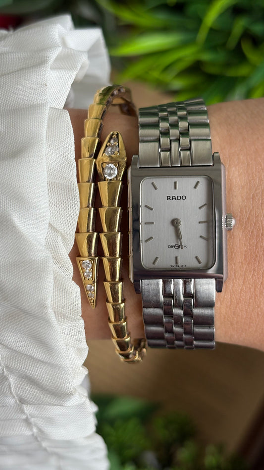 Vintage RADO DiaStar Watch in Silver Tone