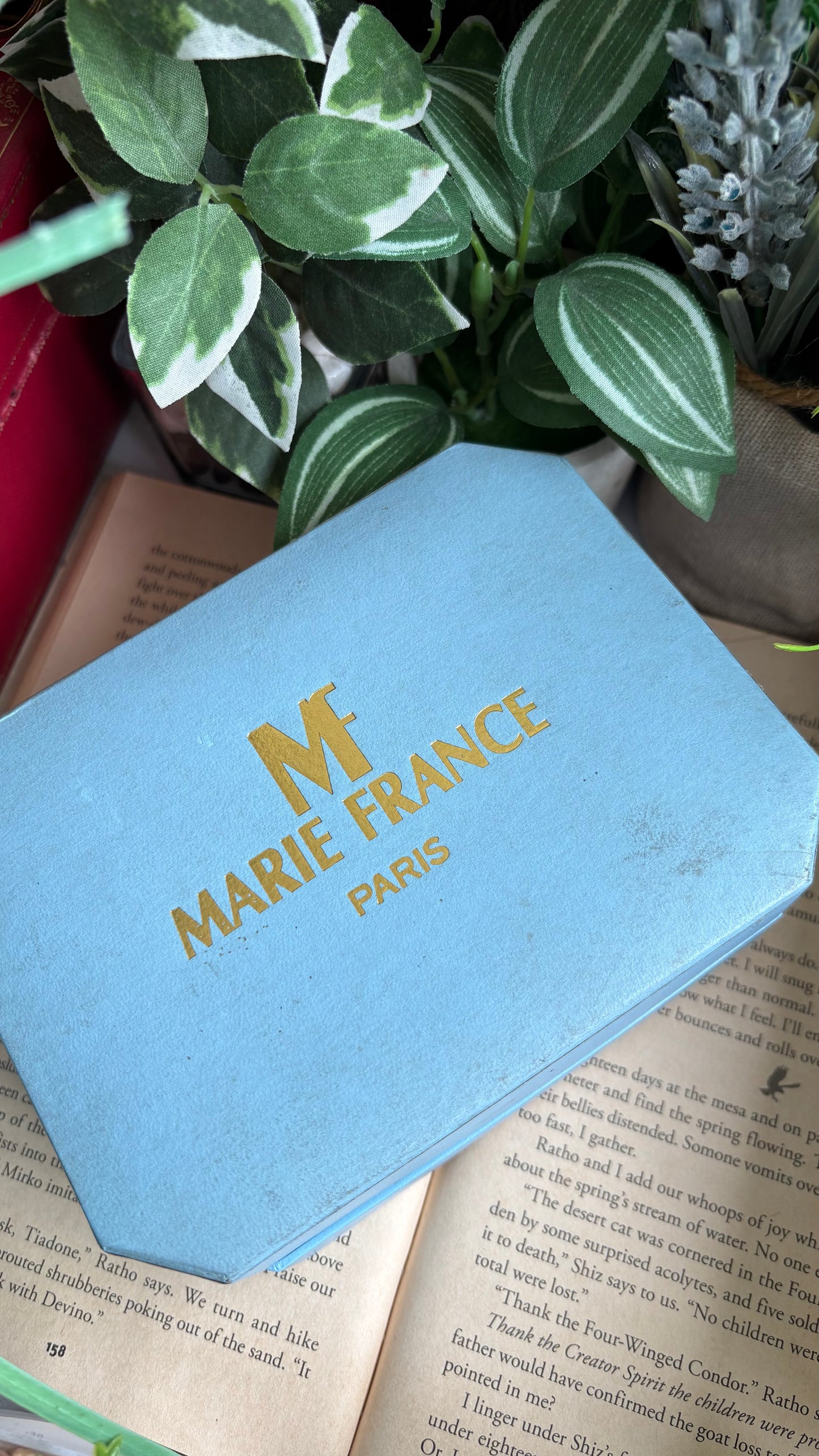 Vintage Marie France Interchangeable Bezel Set Bangle Watch in Gold Tone