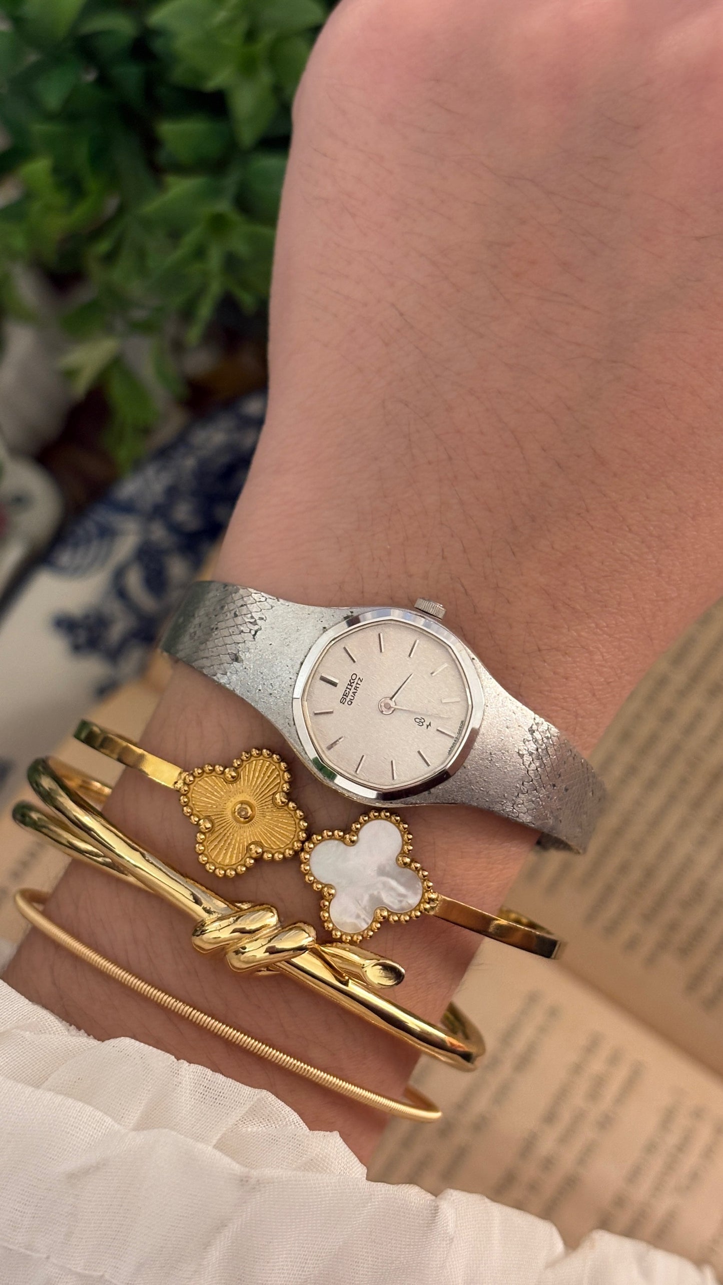 Vintage Seiko Dress Watch in Silver Tone Quartz