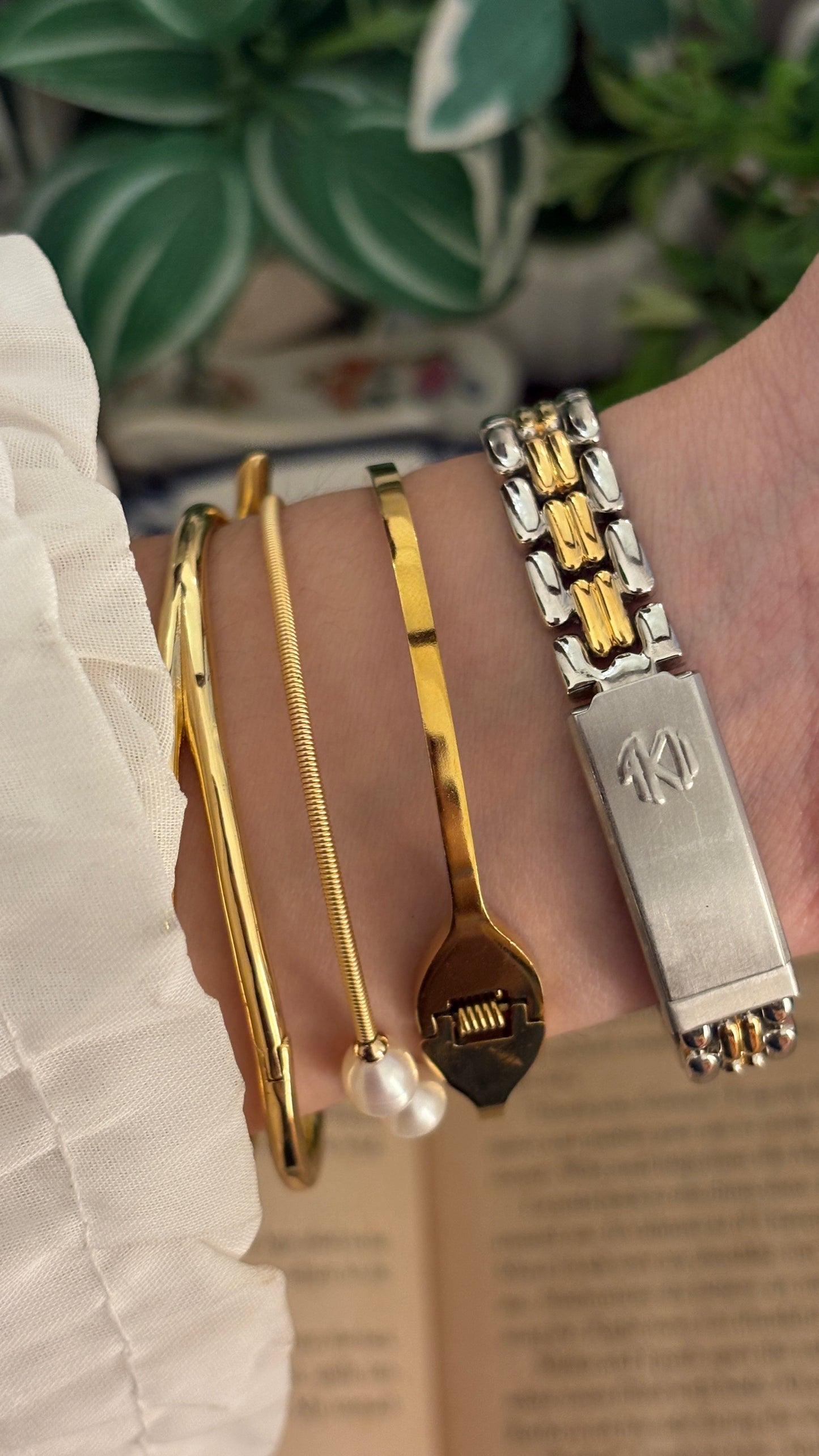 Vintage Anne Klein Classic Watch in Two-Tone Quartz