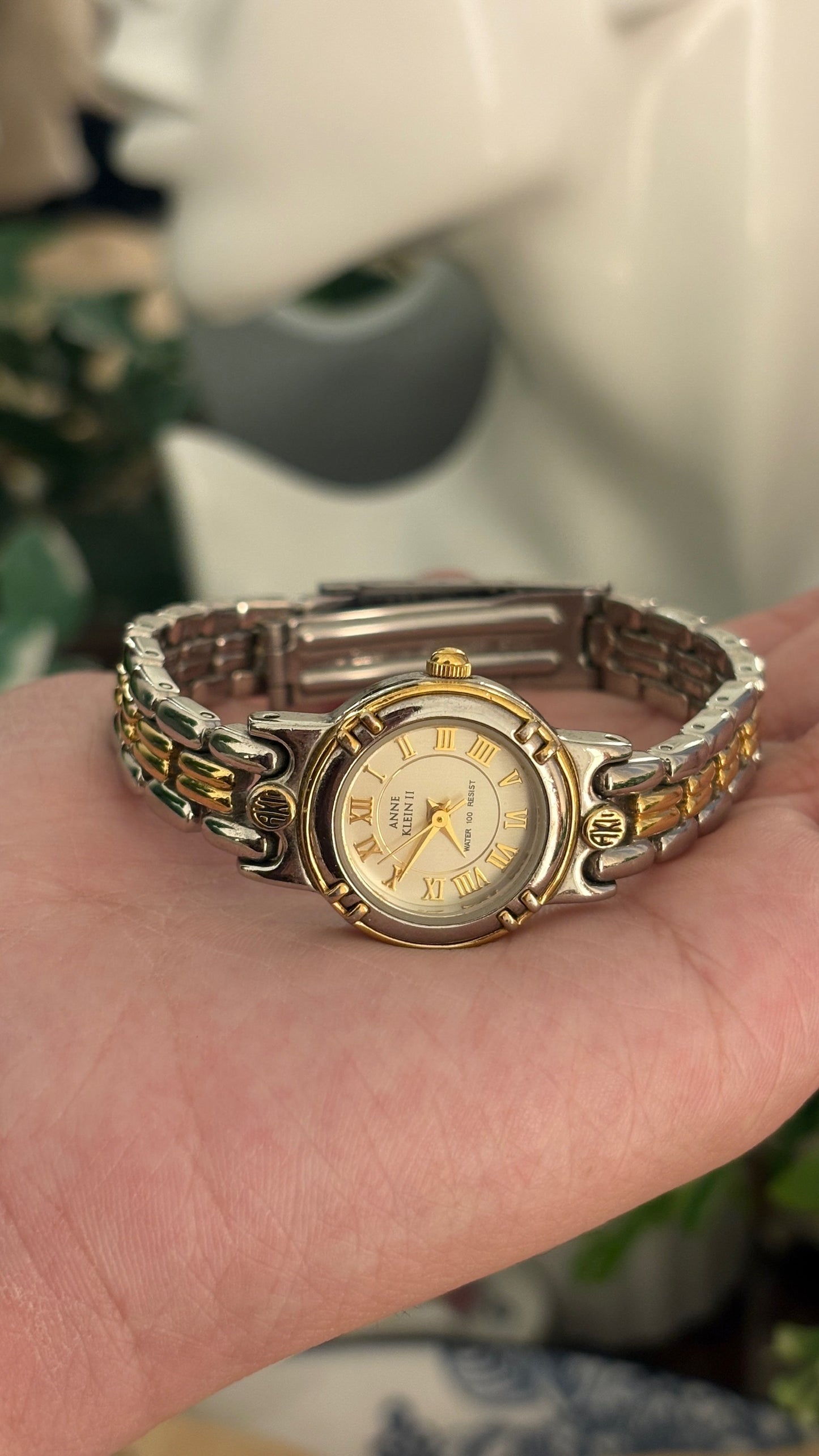 Vintage Anne Klein Classic Watch in Two-Tone Quartz