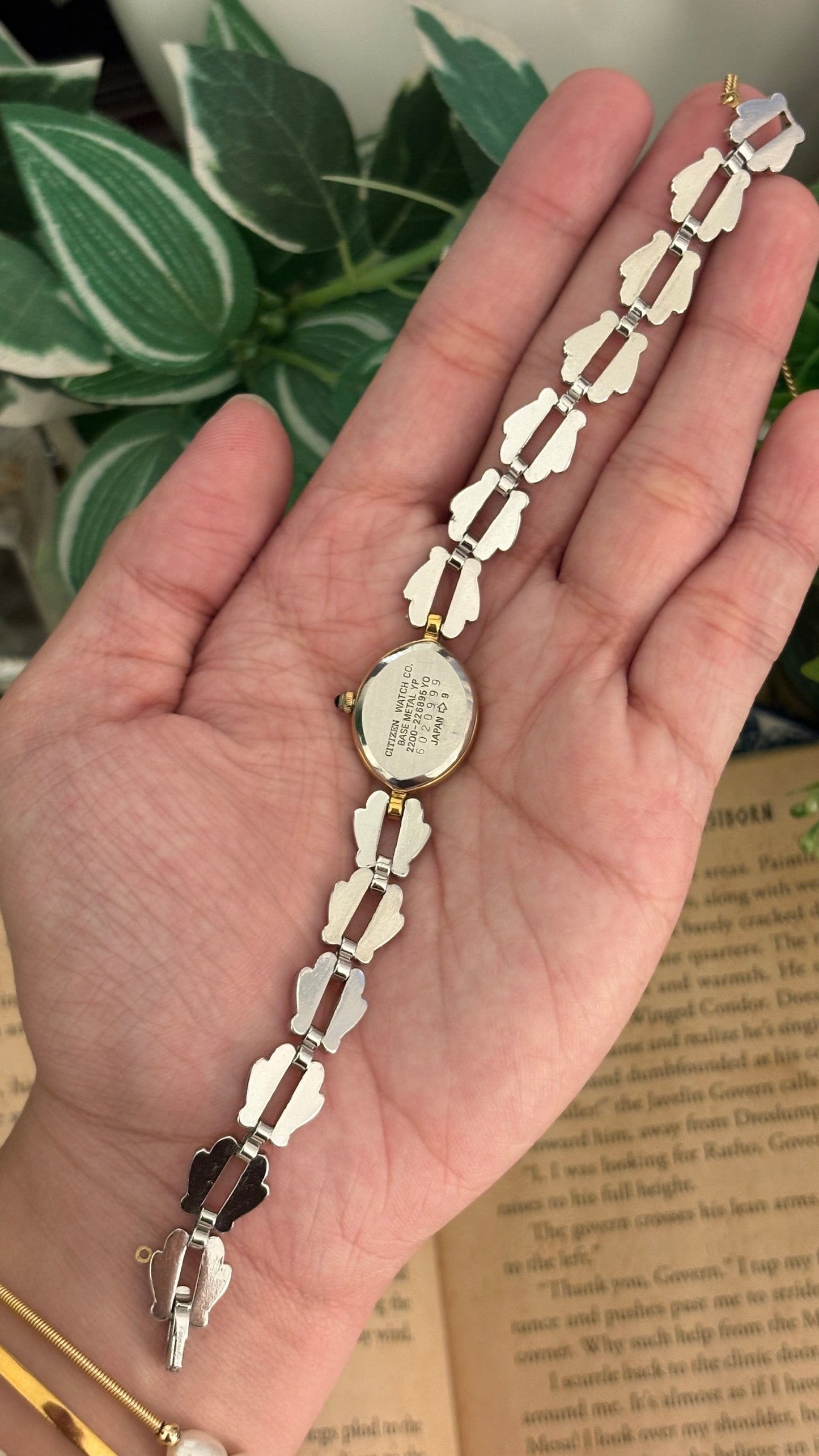 Extremely Rare Citizen Eye Dial Mermaid Tail Bracelet Watch in Two-Tone Quartz