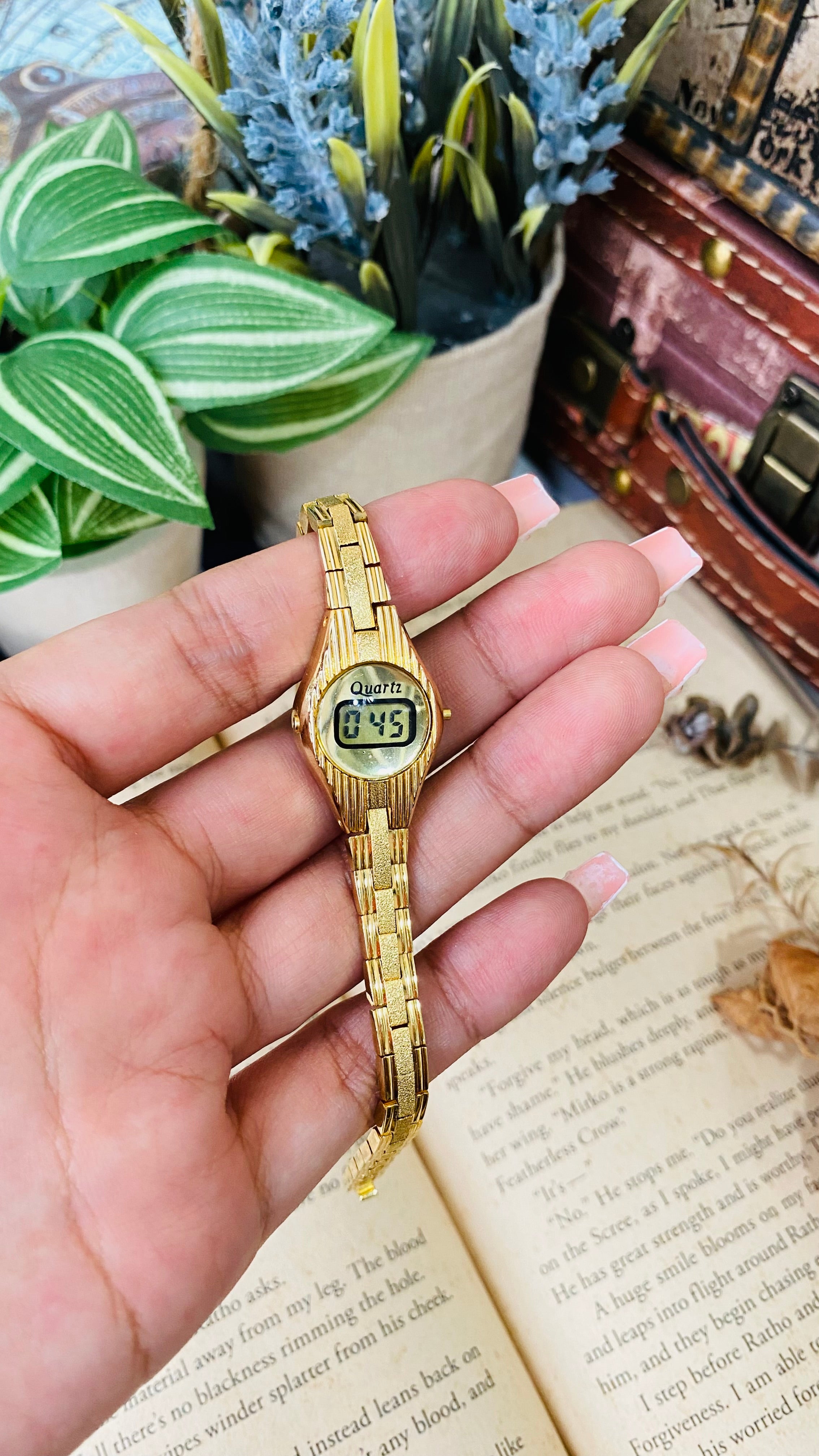 Dainty digital watch on sale