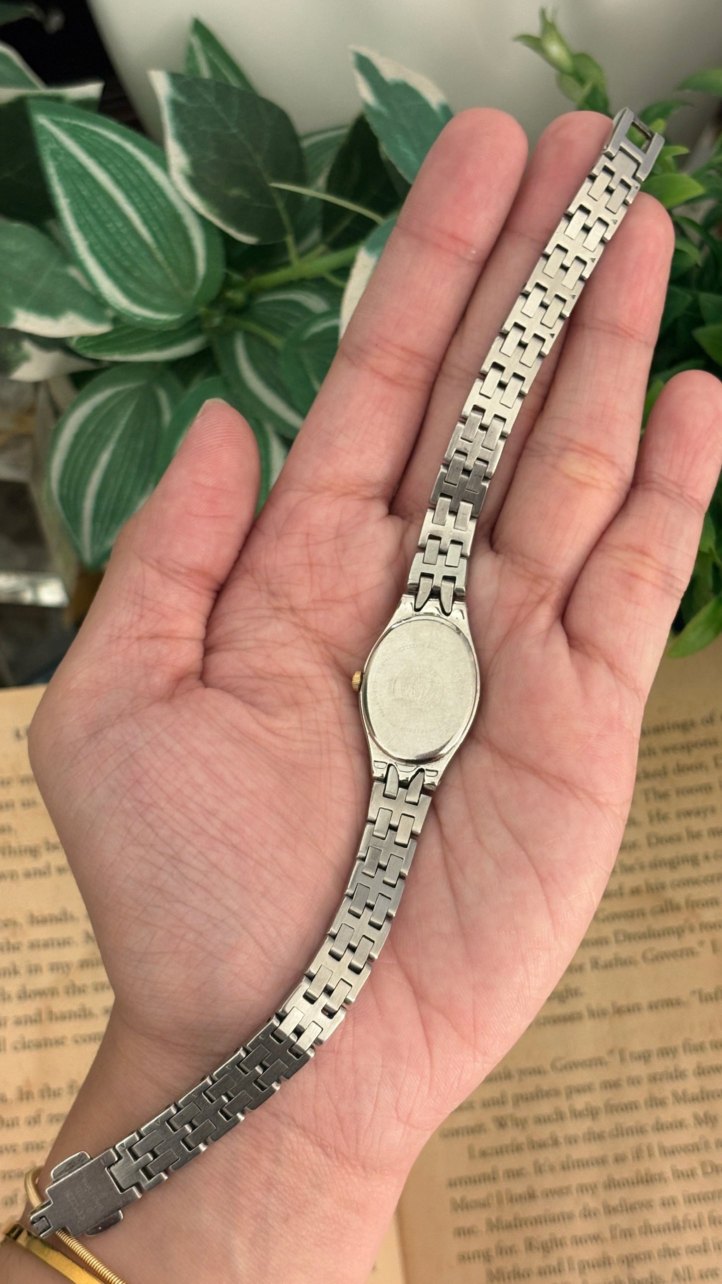 Vintage Citizen Eco-drive Oval Mother of Pearl Dial Quartz
