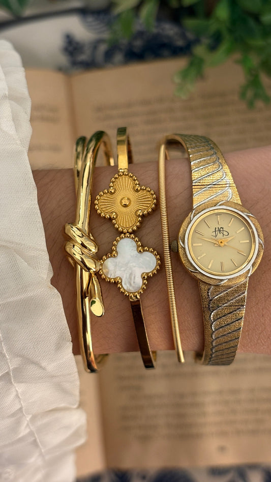 Vintage Diane Von Furstenberg Dress Watch in Two-Tone Quartz