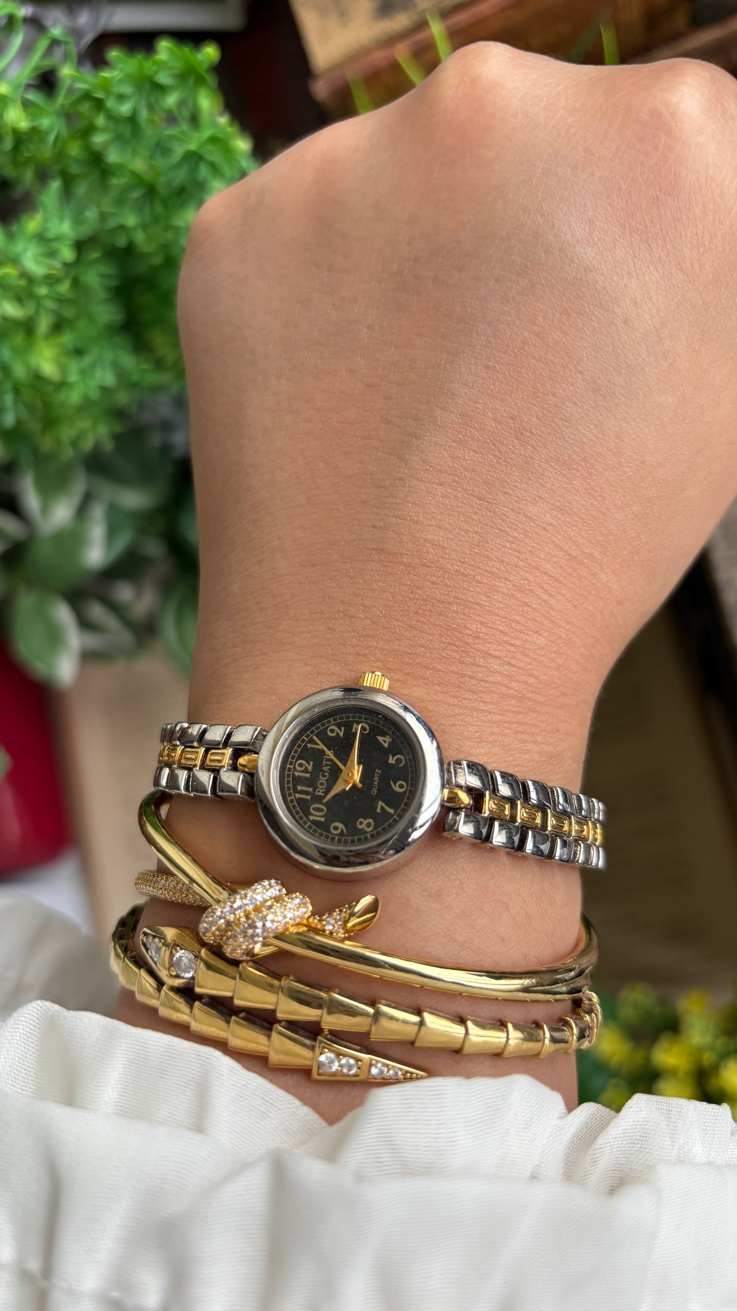 Vintage Rogatis Watch in Two-Tone