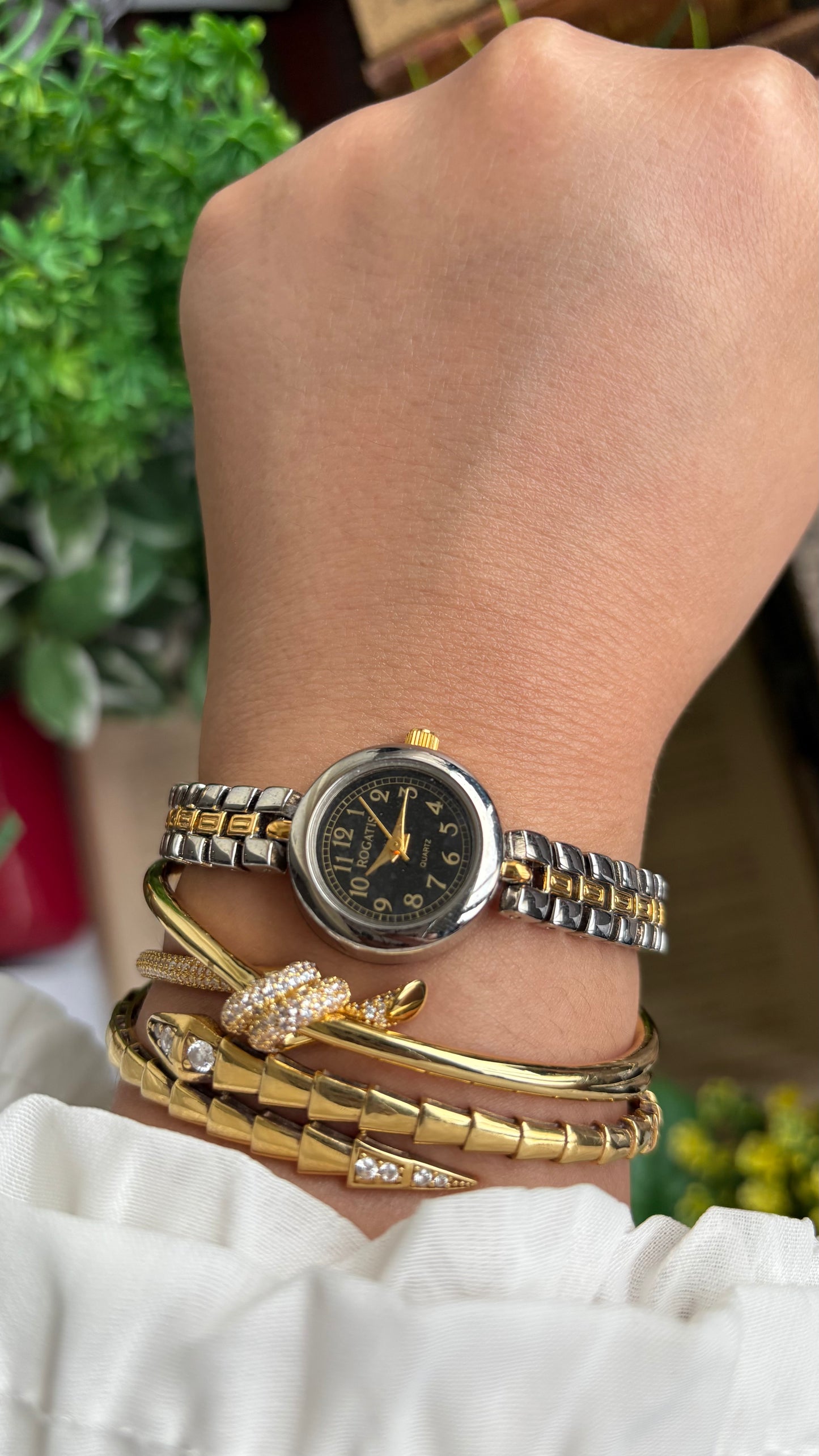 Vintage Rogatis Watch in Two-Tone