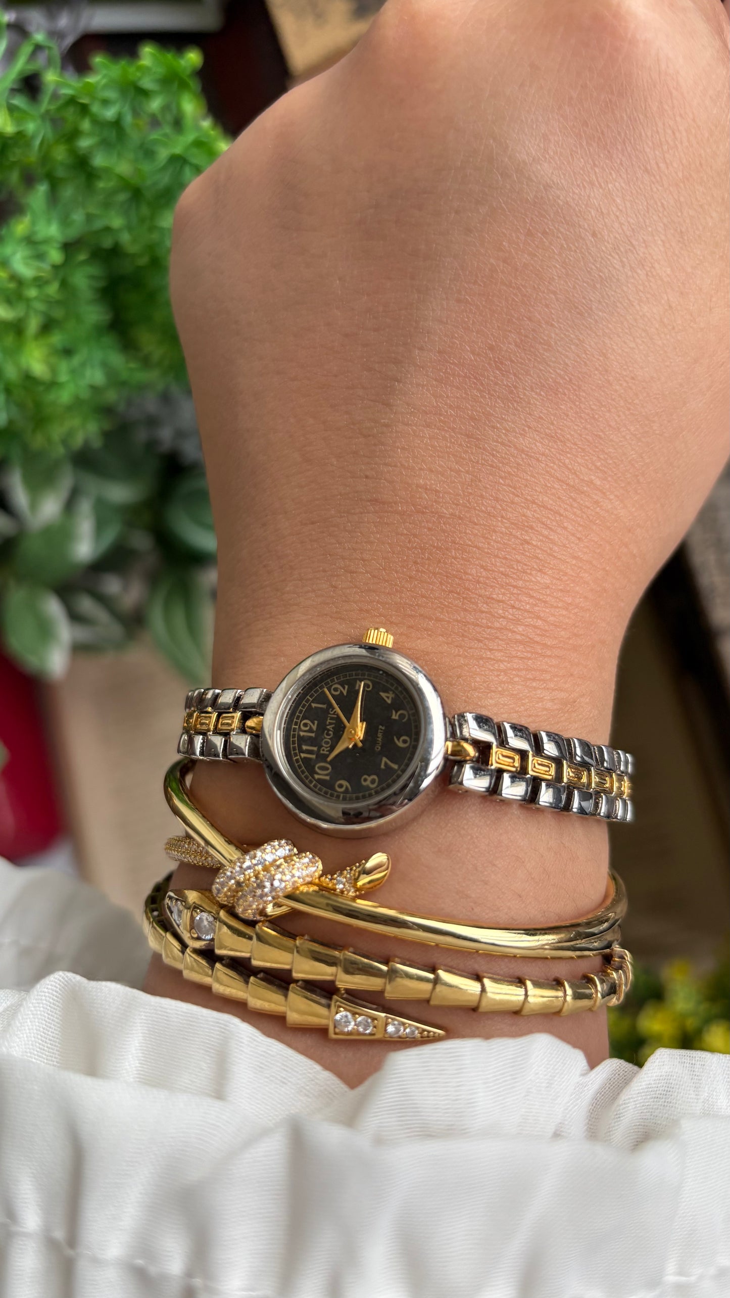 Vintage Rogatis Watch in Two-Tone