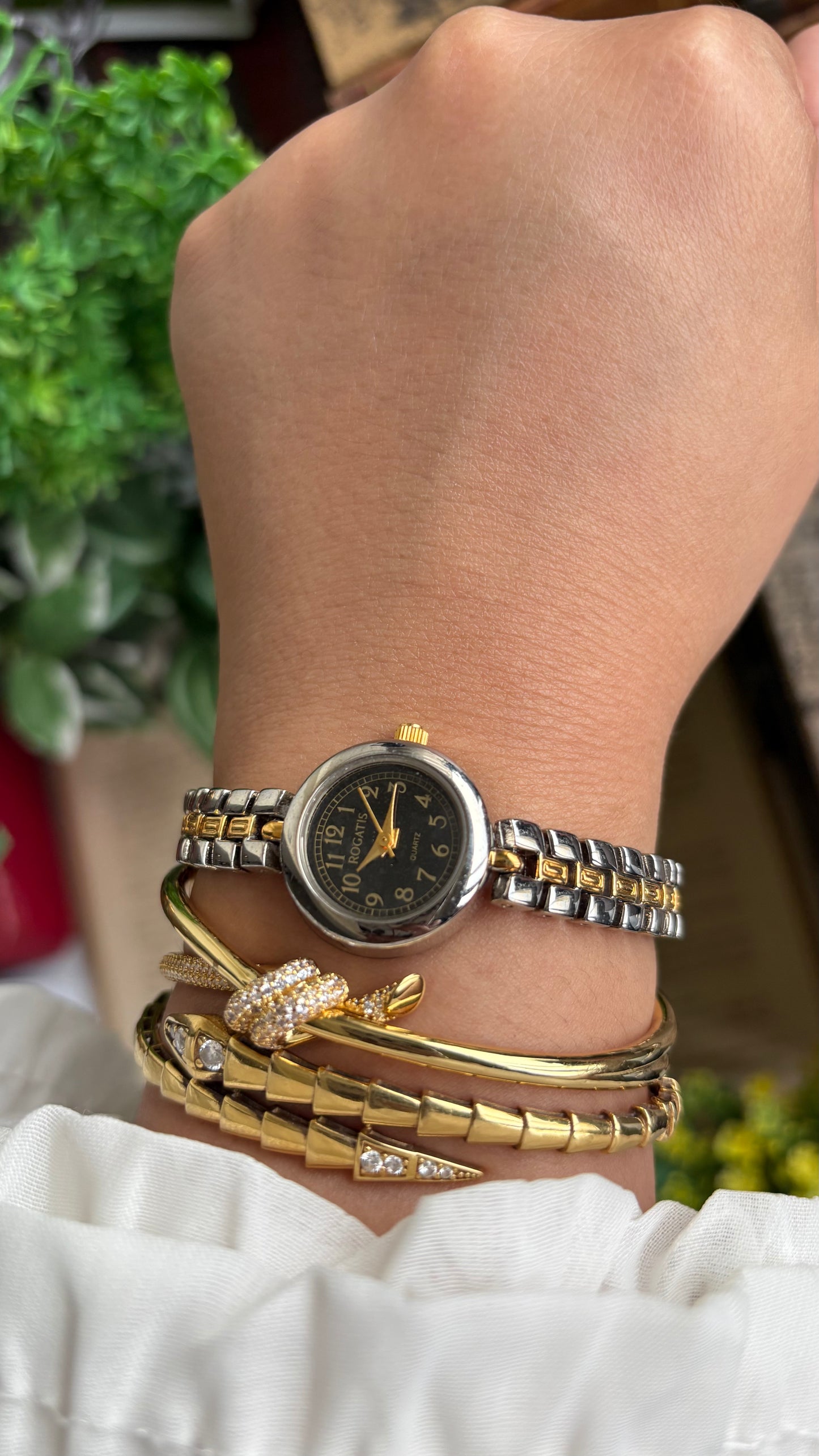 Vintage Rogatis Watch in Two-Tone