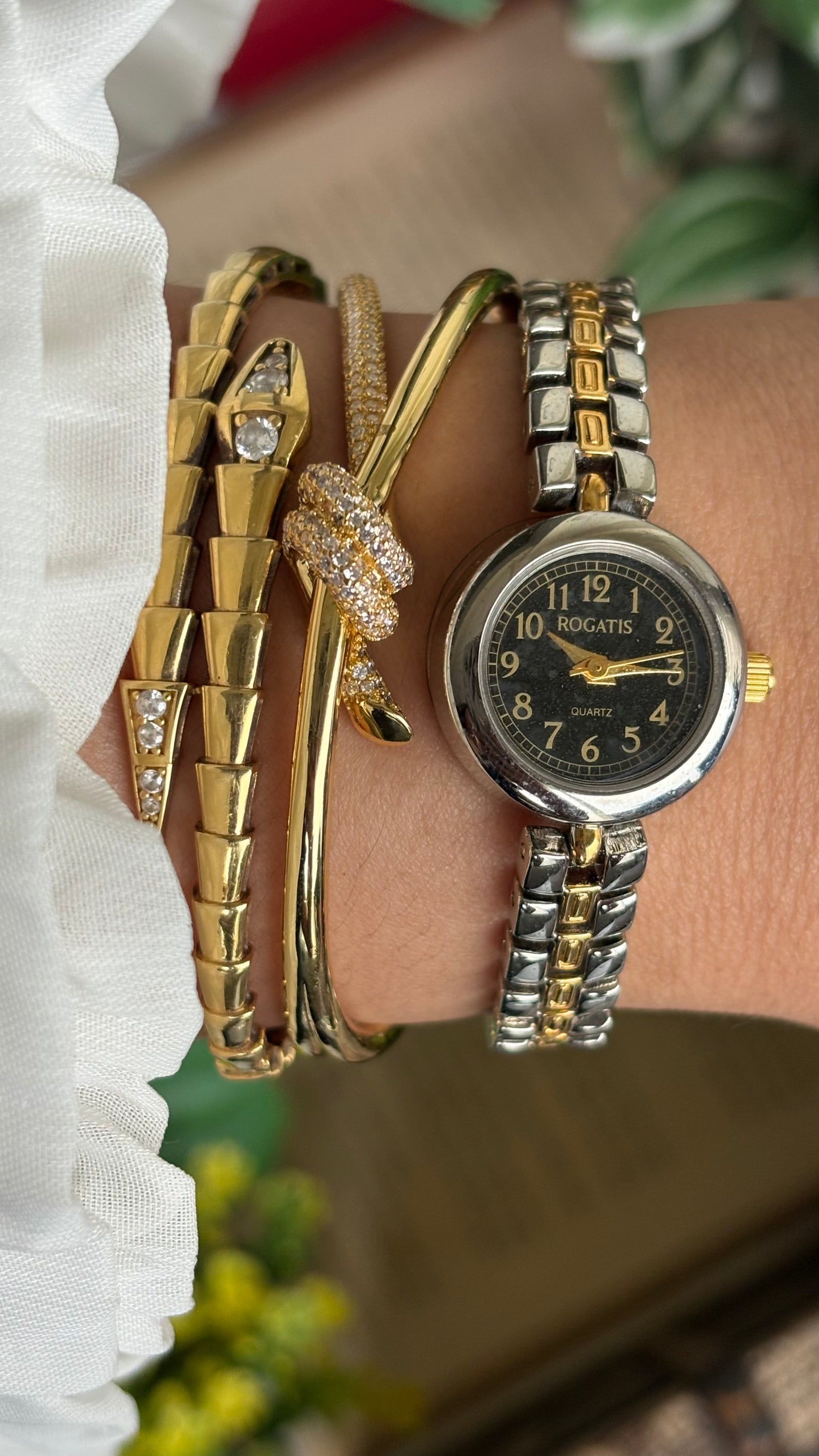 Vintage Rogatis Watch in Two-Tone