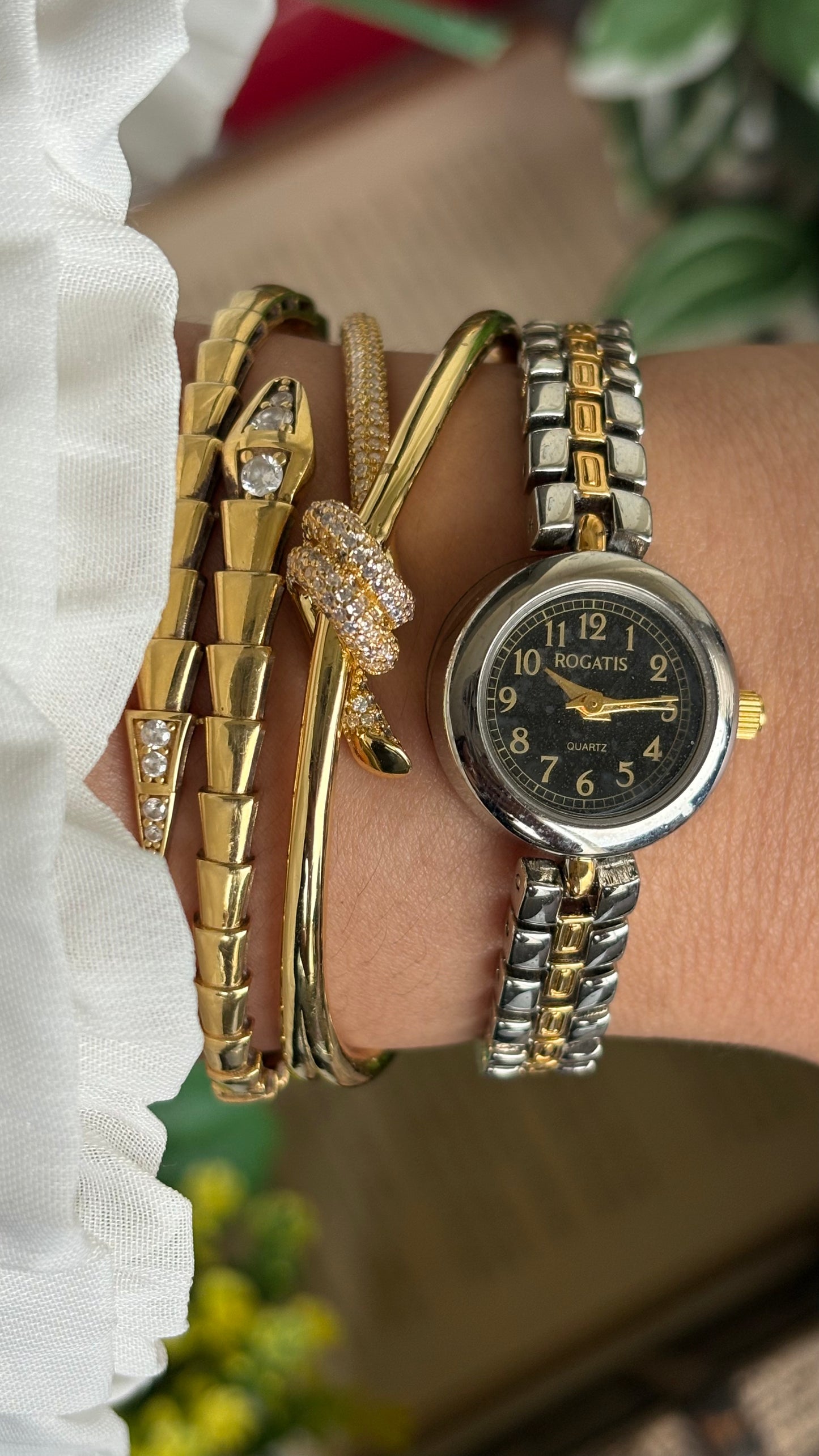 Vintage Rogatis Watch in Two-Tone