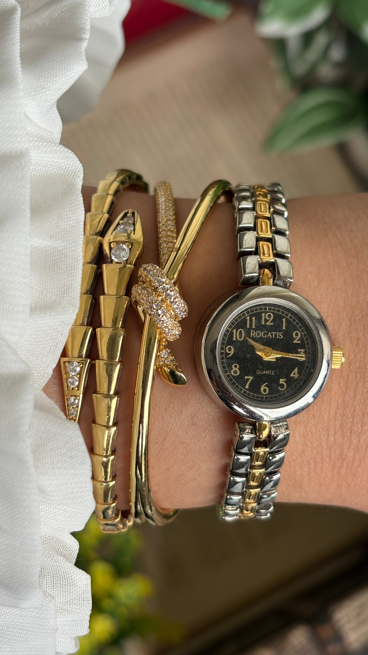 Vintage Rogatis Watch in Two-Tone