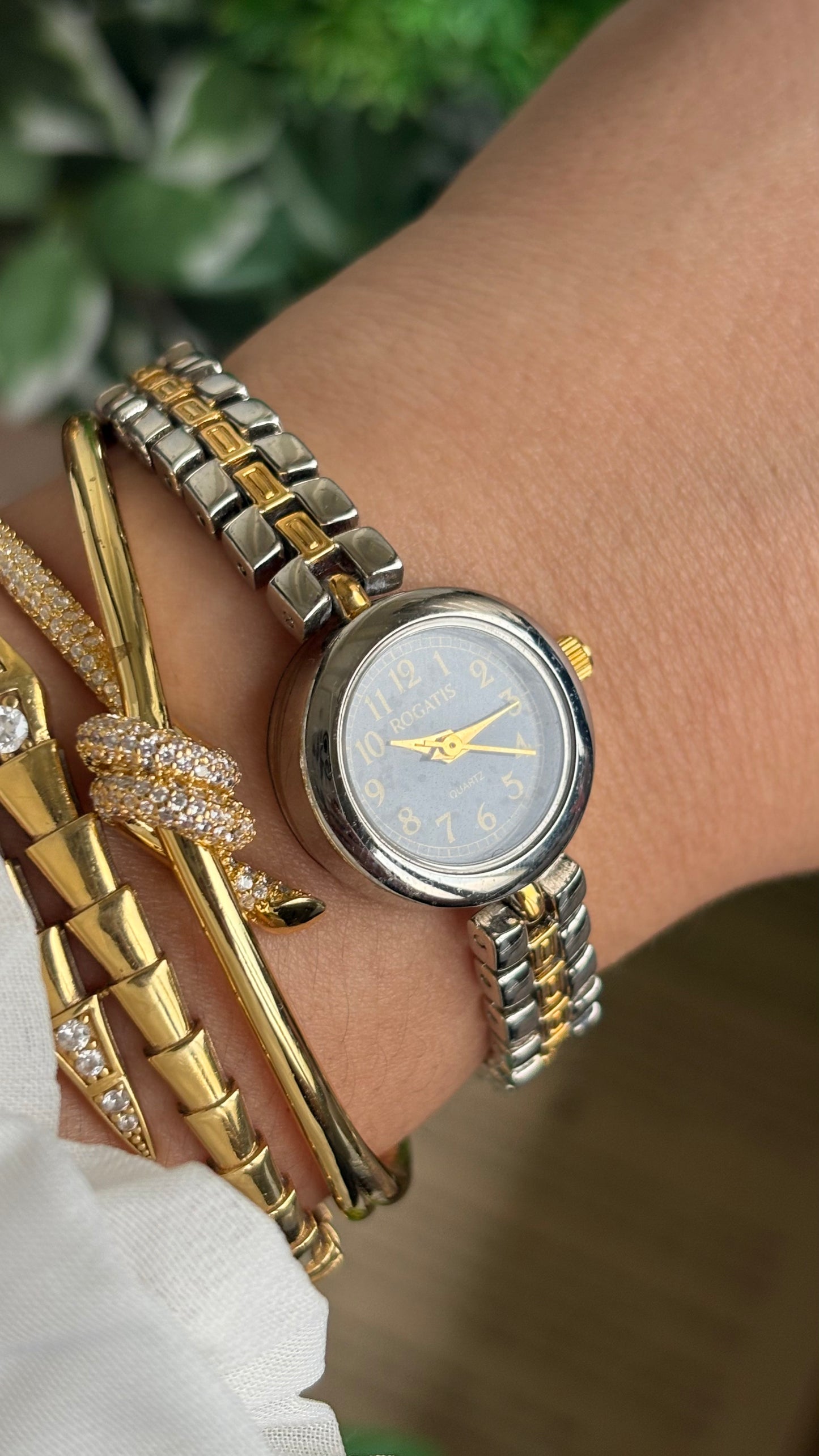 Vintage Rogatis Watch in Two-Tone