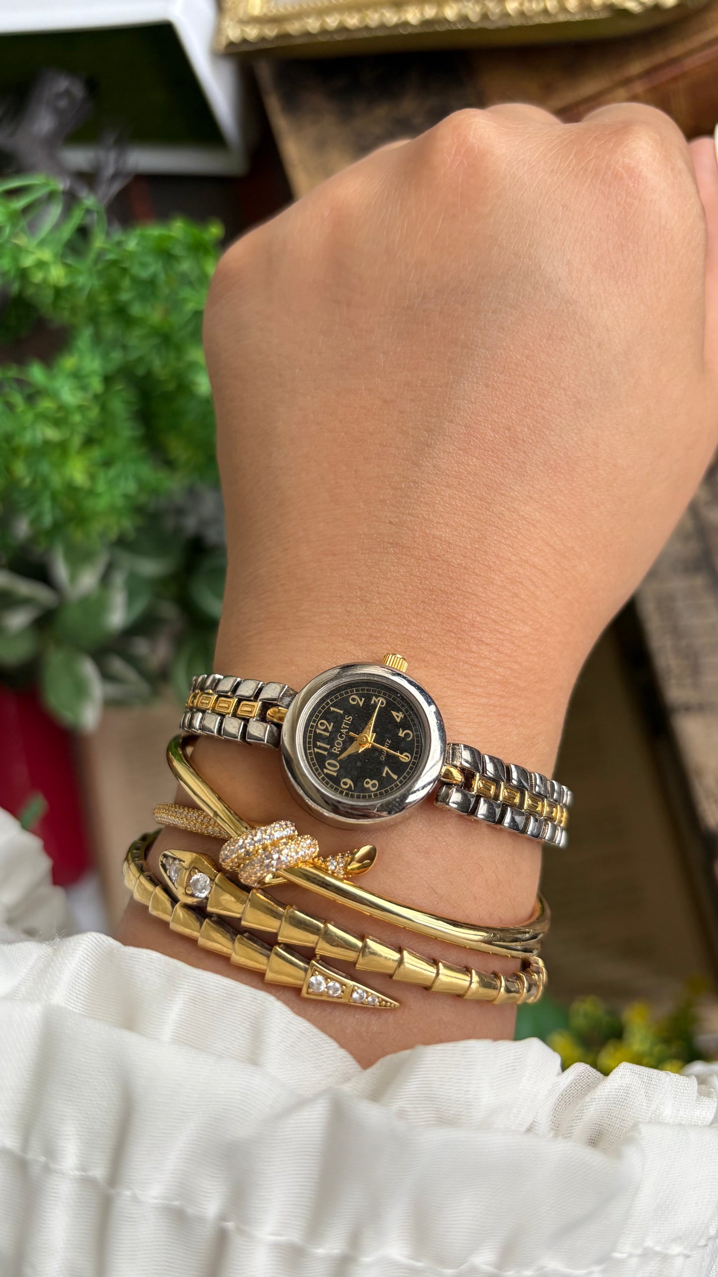 Vintage Rogatis Watch in Two-Tone