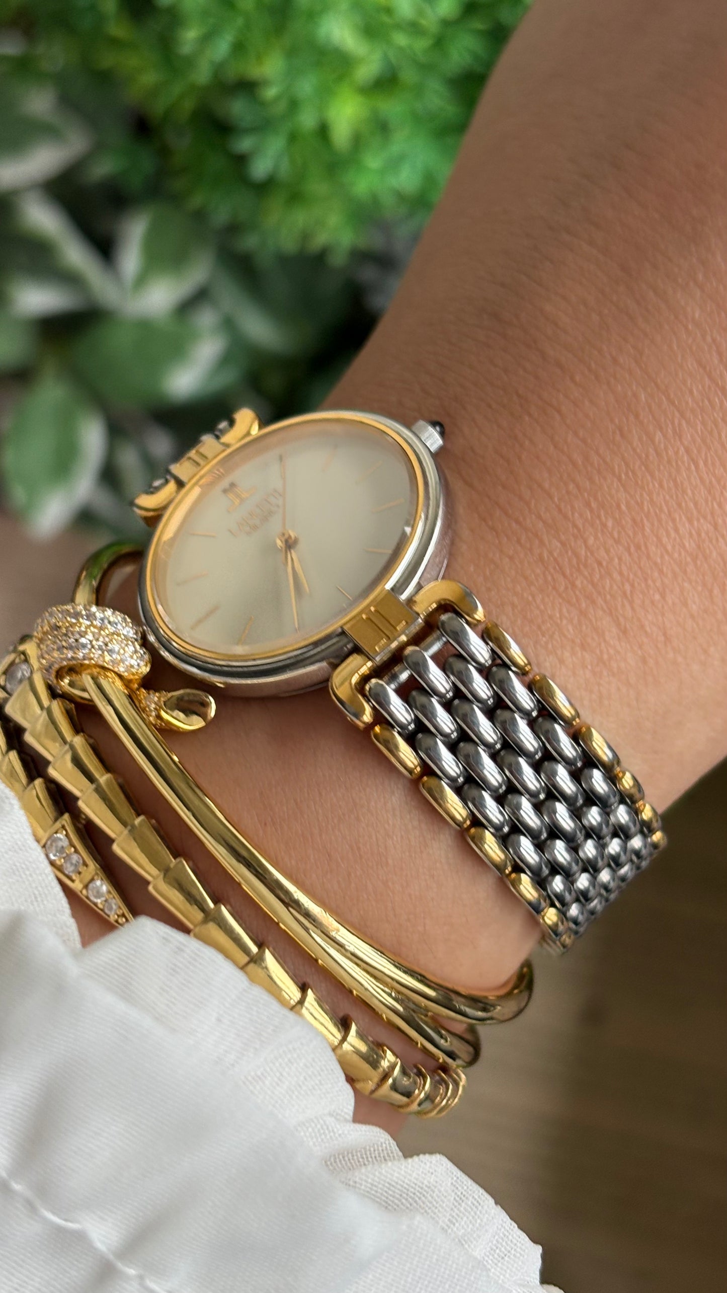 Vintage Lancetti Milano Watch in Two-Tone Watch