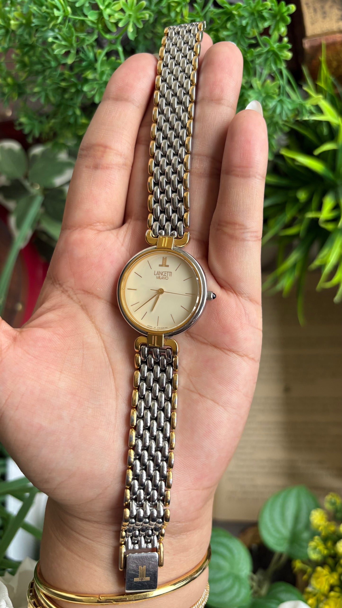 Vintage Lancetti Milano Watch in Two-Tone Watch