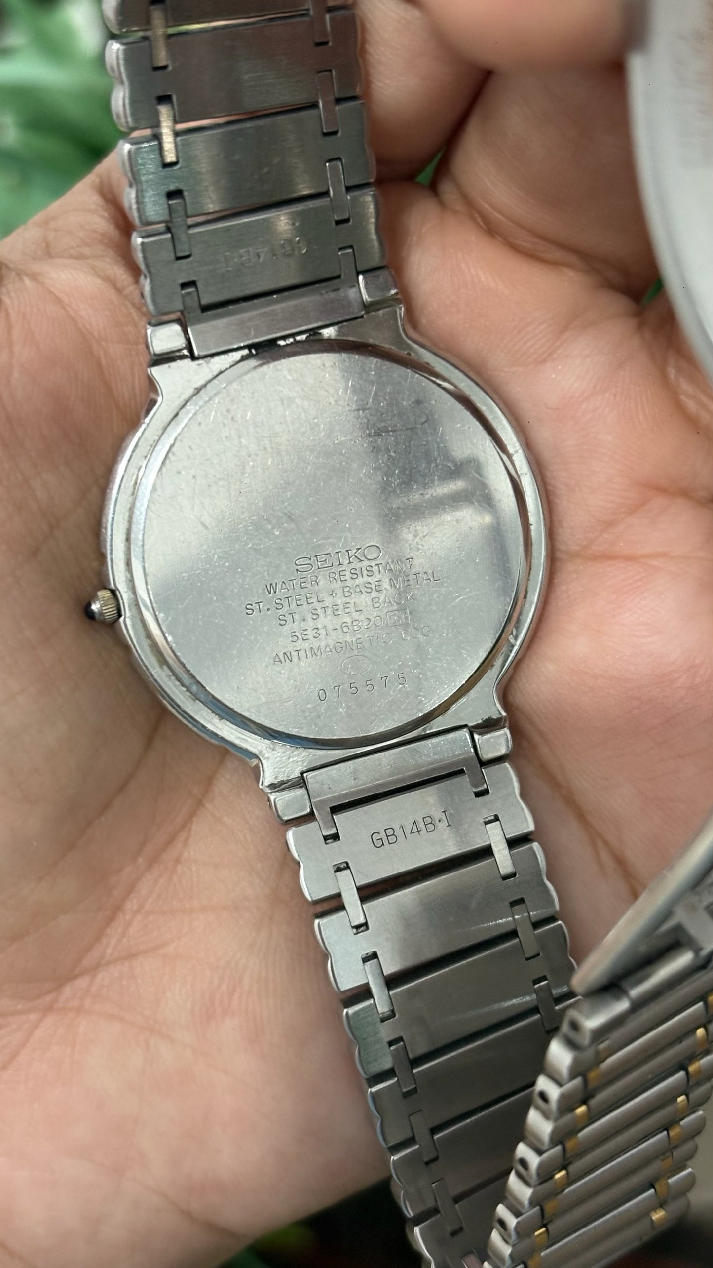 Rare Vintage Seiko Dolce Mens Classic Watch in Two-Tone Quartz