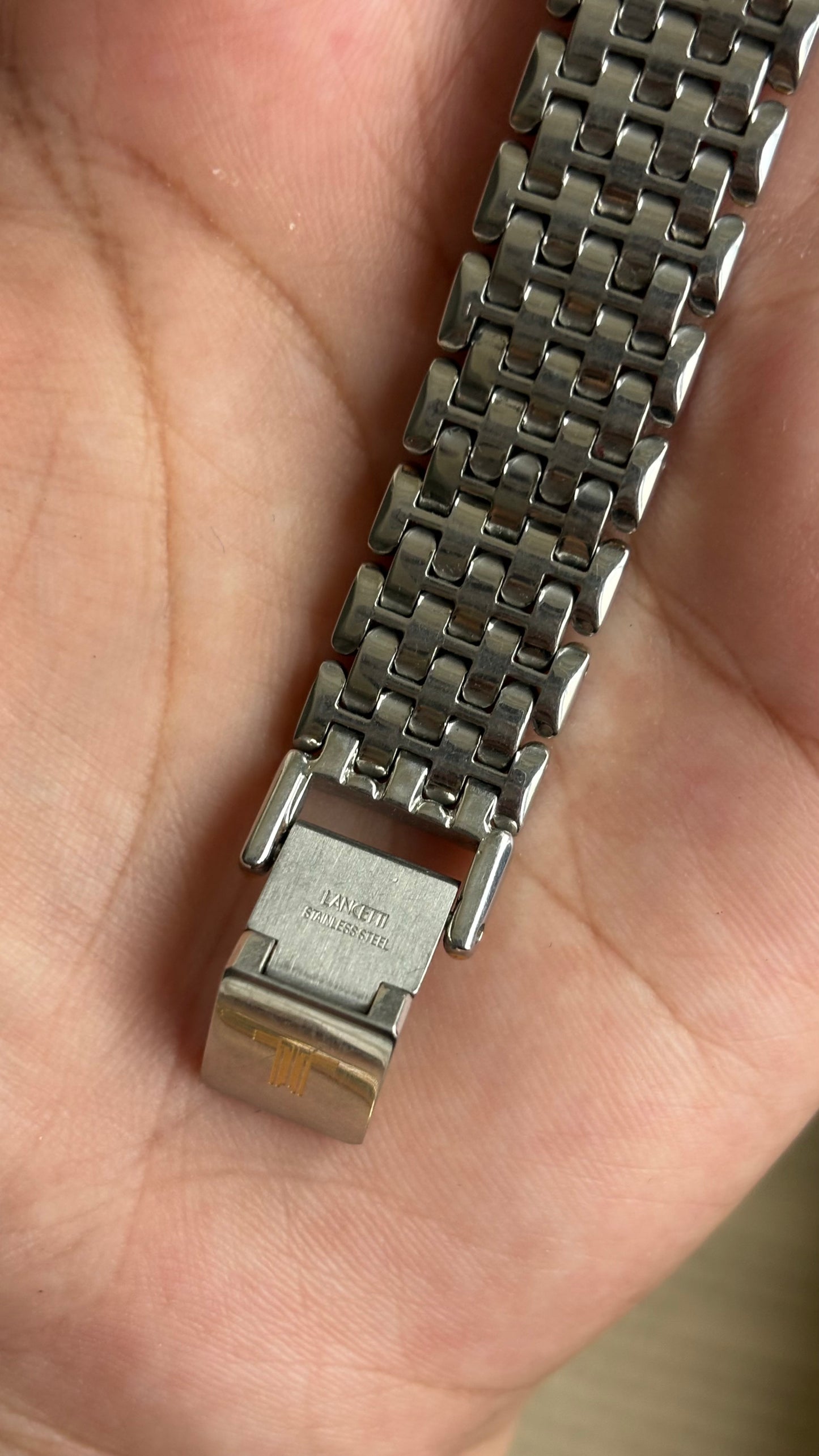 Vintage Lancetti Milano Watch in Two-Tone Watch