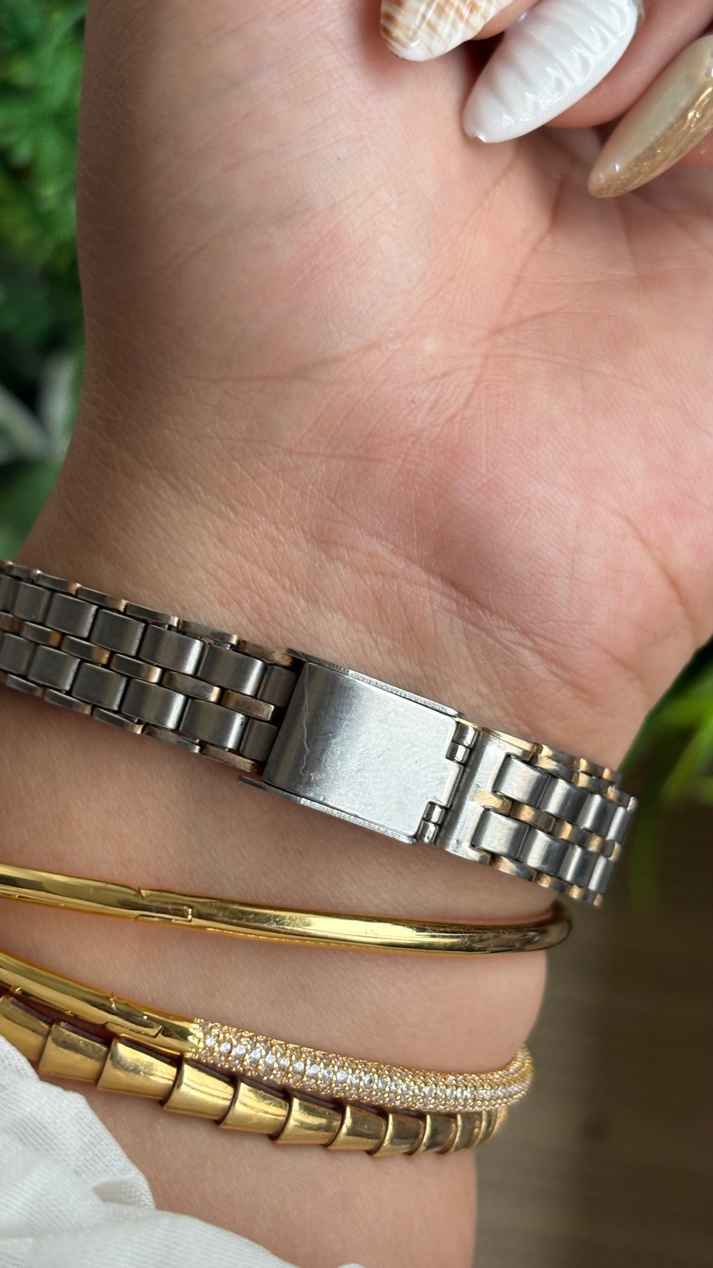 Vintage D'amos Watch in Two-Tone