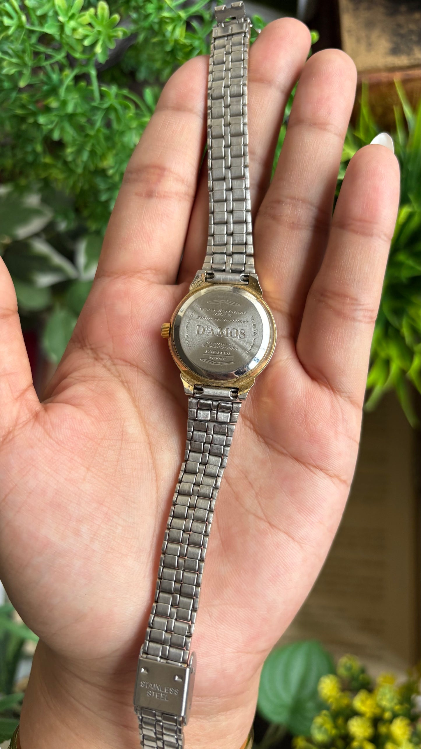 Vintage D'amos Watch in Two-Tone