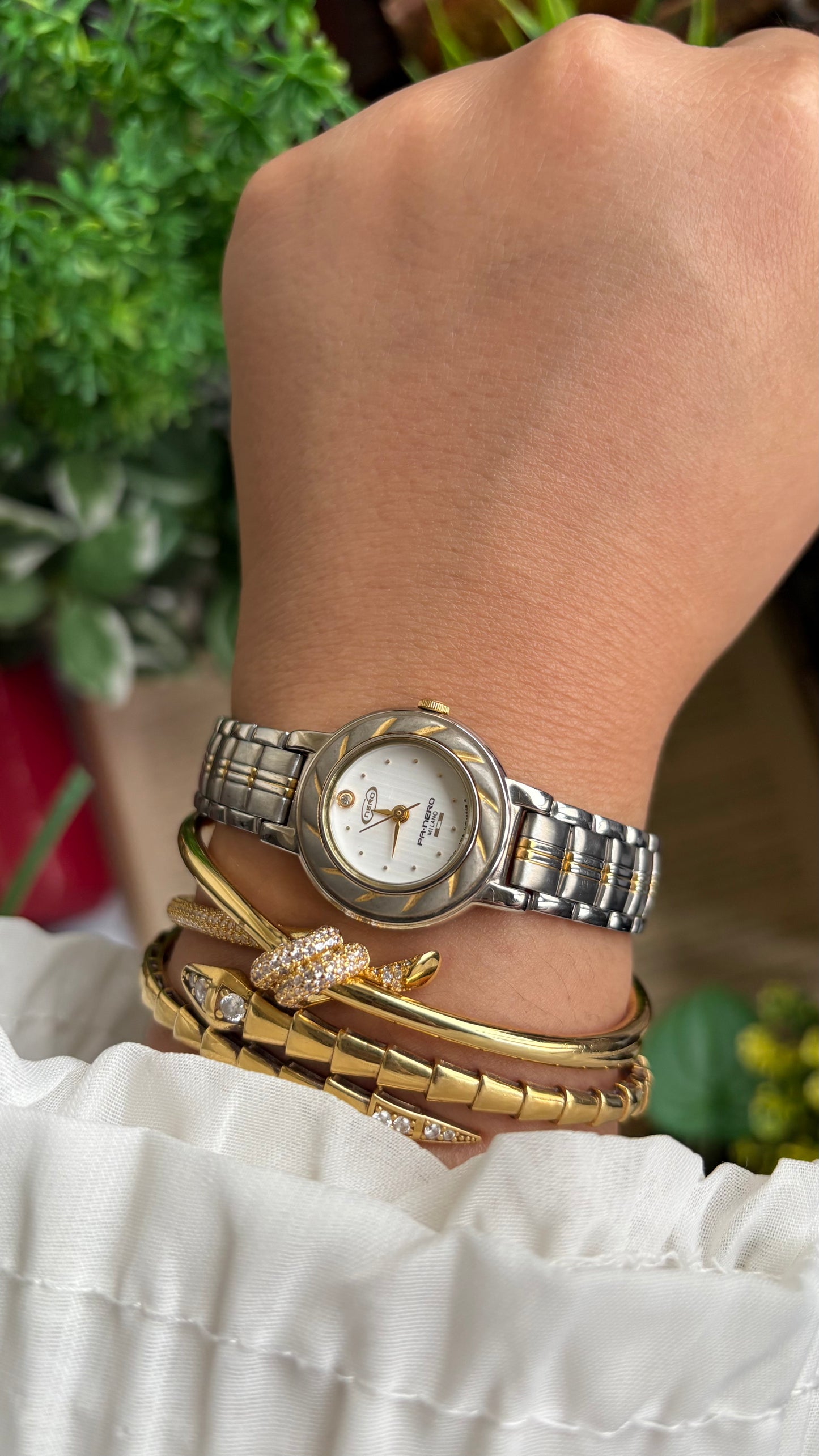 Vintage Nero Milano Watch in Two-Tone
