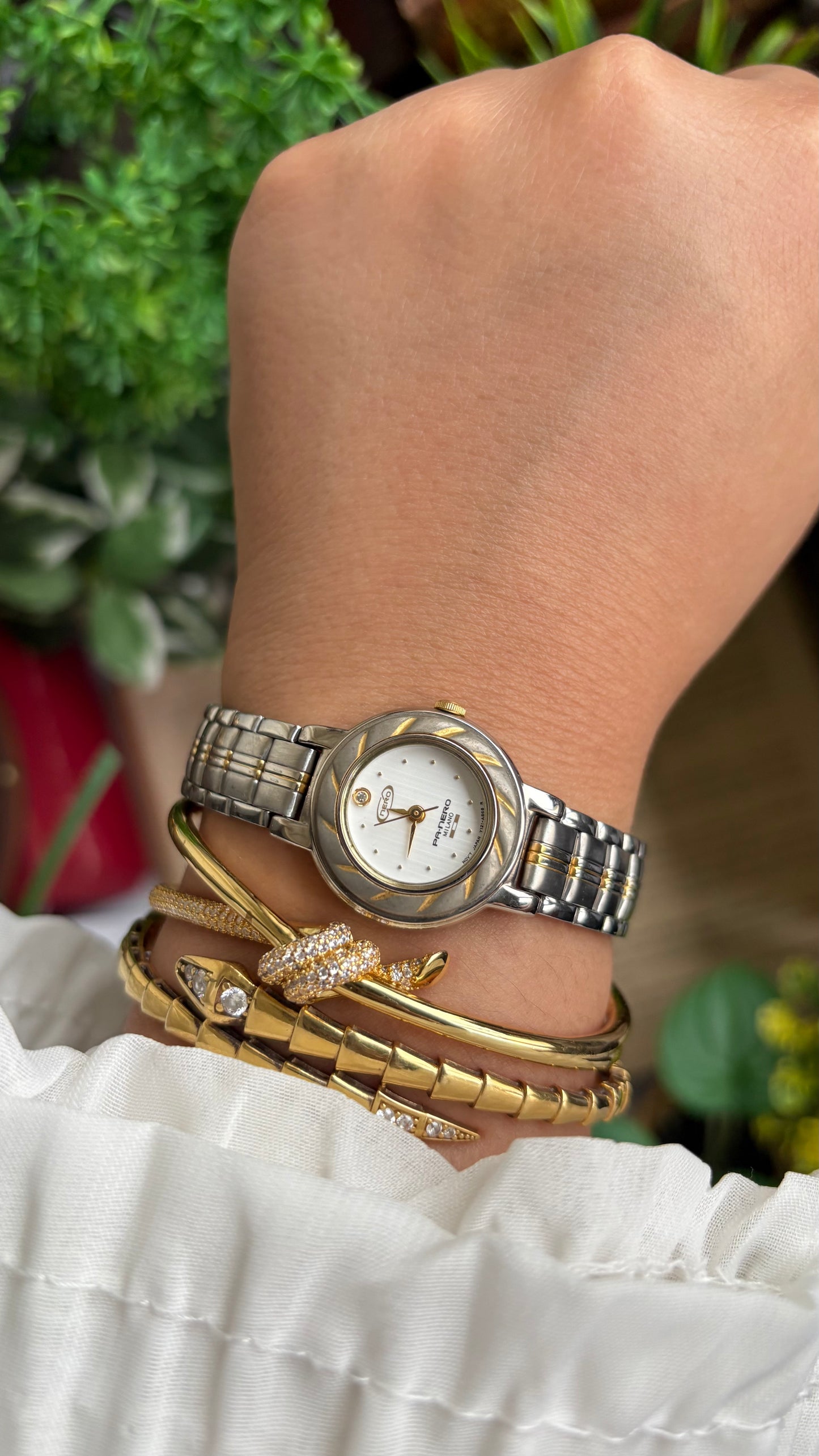 Vintage Nero Milano Watch in Two-Tone