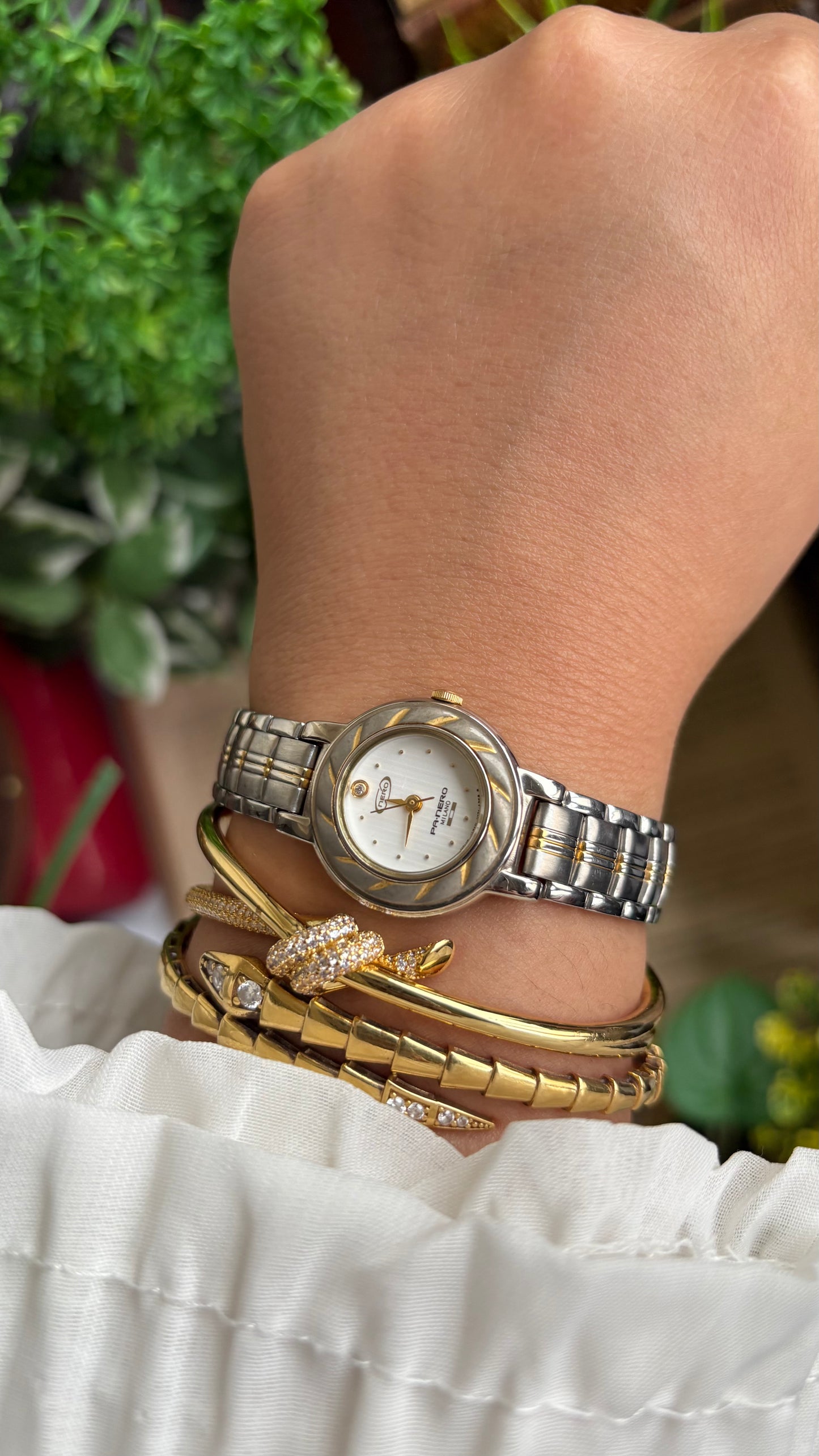Vintage Nero Milano Watch in Two-Tone