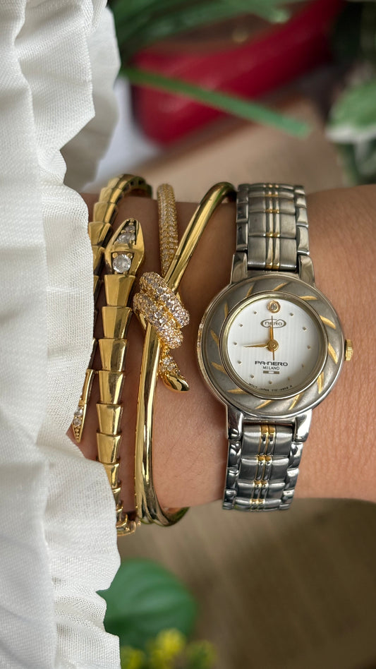 Vintage Nero Milano Watch in Two-Tone