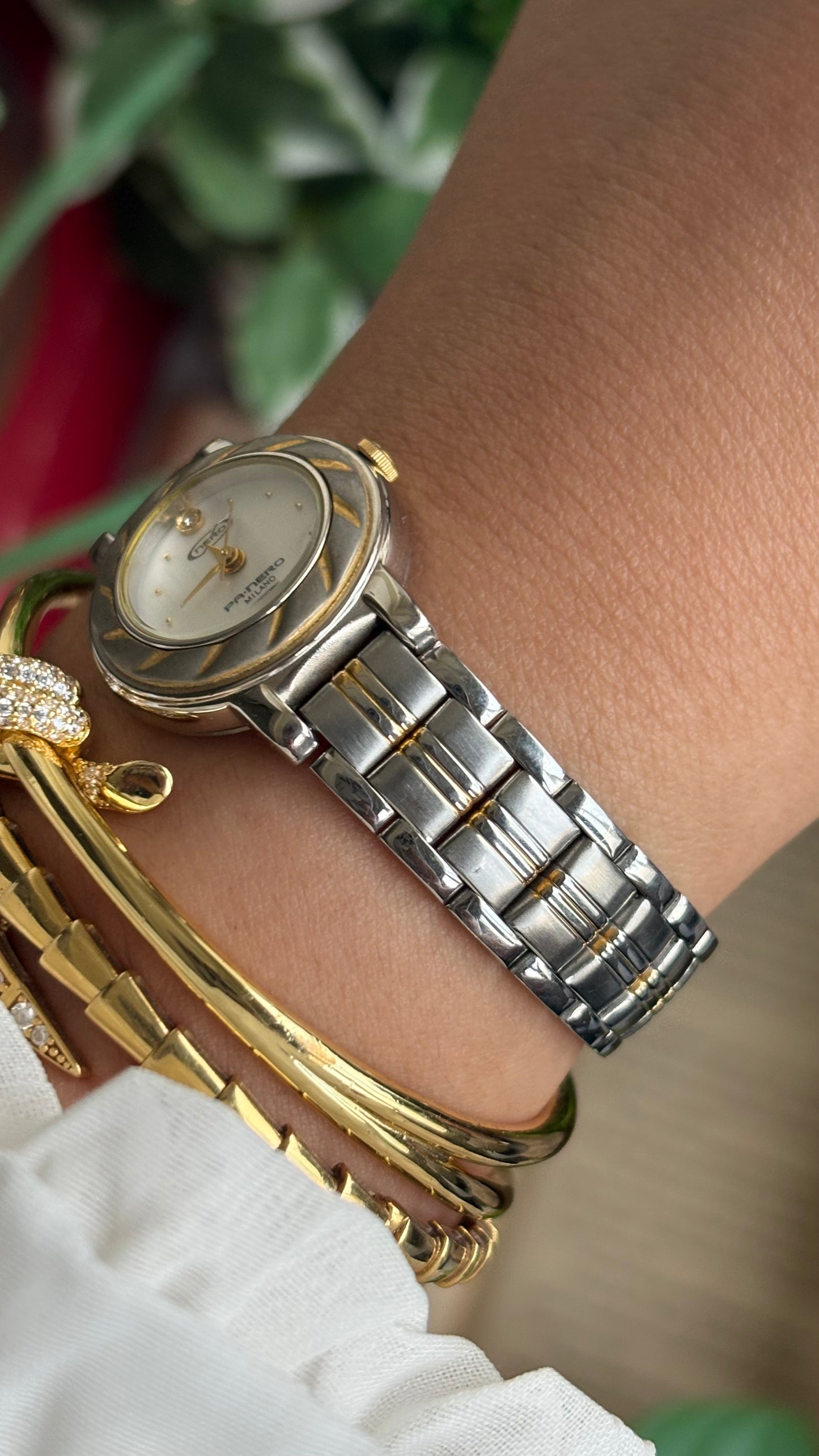 Vintage Nero Milano Watch in Two-Tone