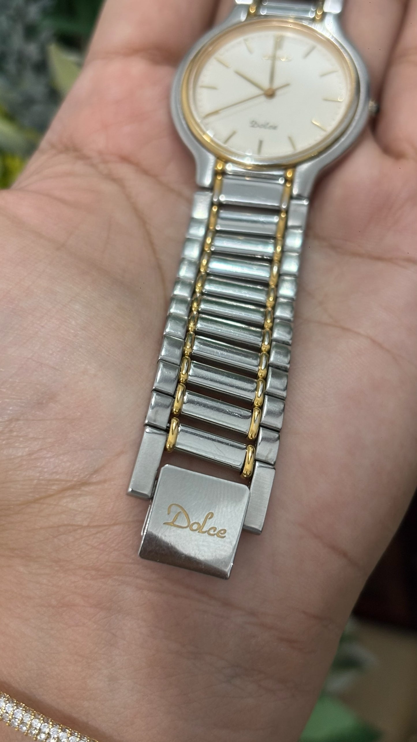 Rare Vintage Seiko Dolce Mens Classic Watch in Two-Tone Quartz