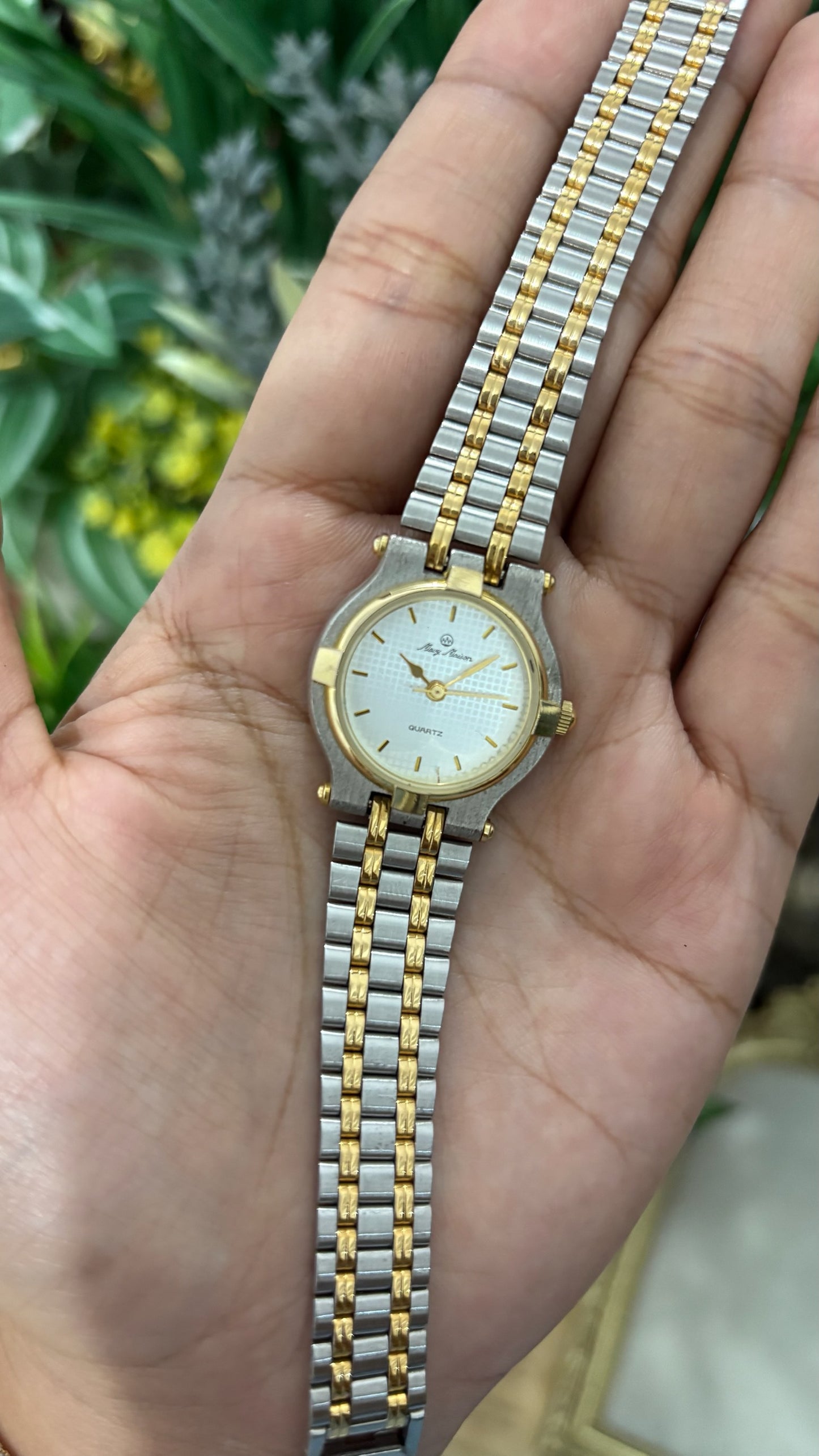Vintage Mavy Maison Classic Watch in Two-Tone Quartz
