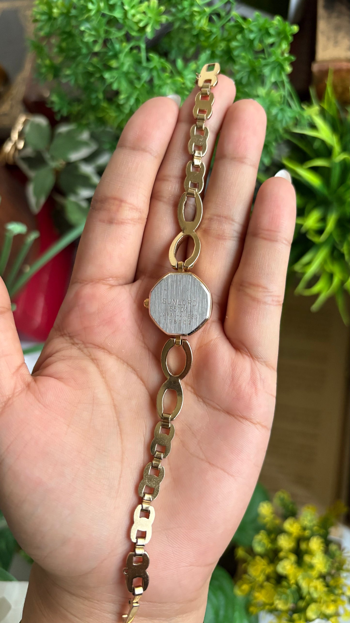 Vintage Sunlord Bracelet Watch in Gold Tone